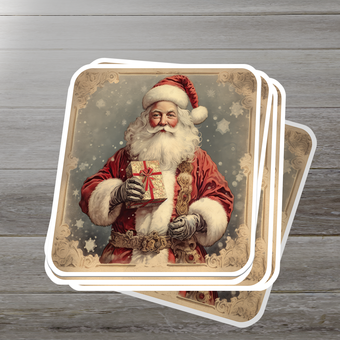 Santa Claus Vinyl Sticker - Bring the Magic of Christmas Anywhere