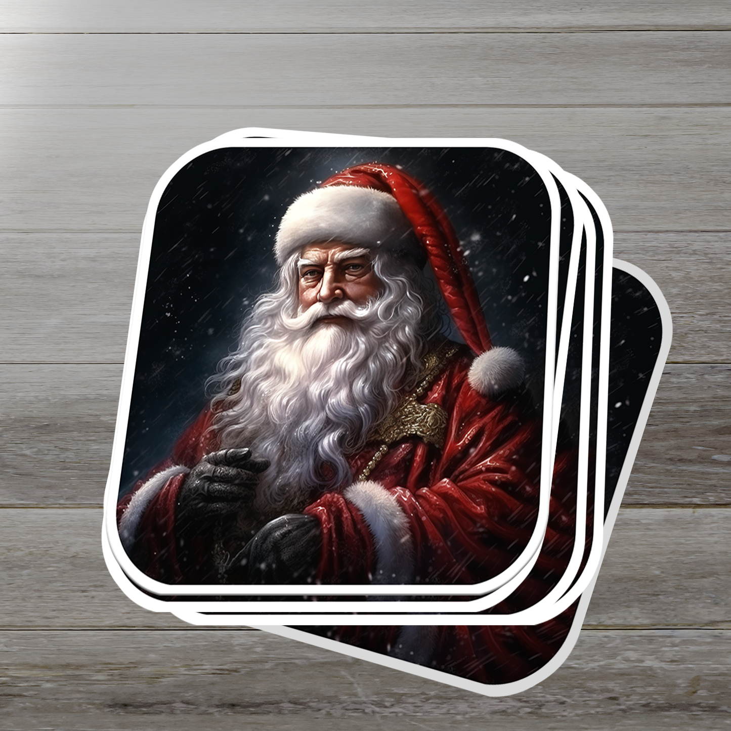 Santa Claus Vinyl Sticker - Bring the Magic of Christmas Anywhere