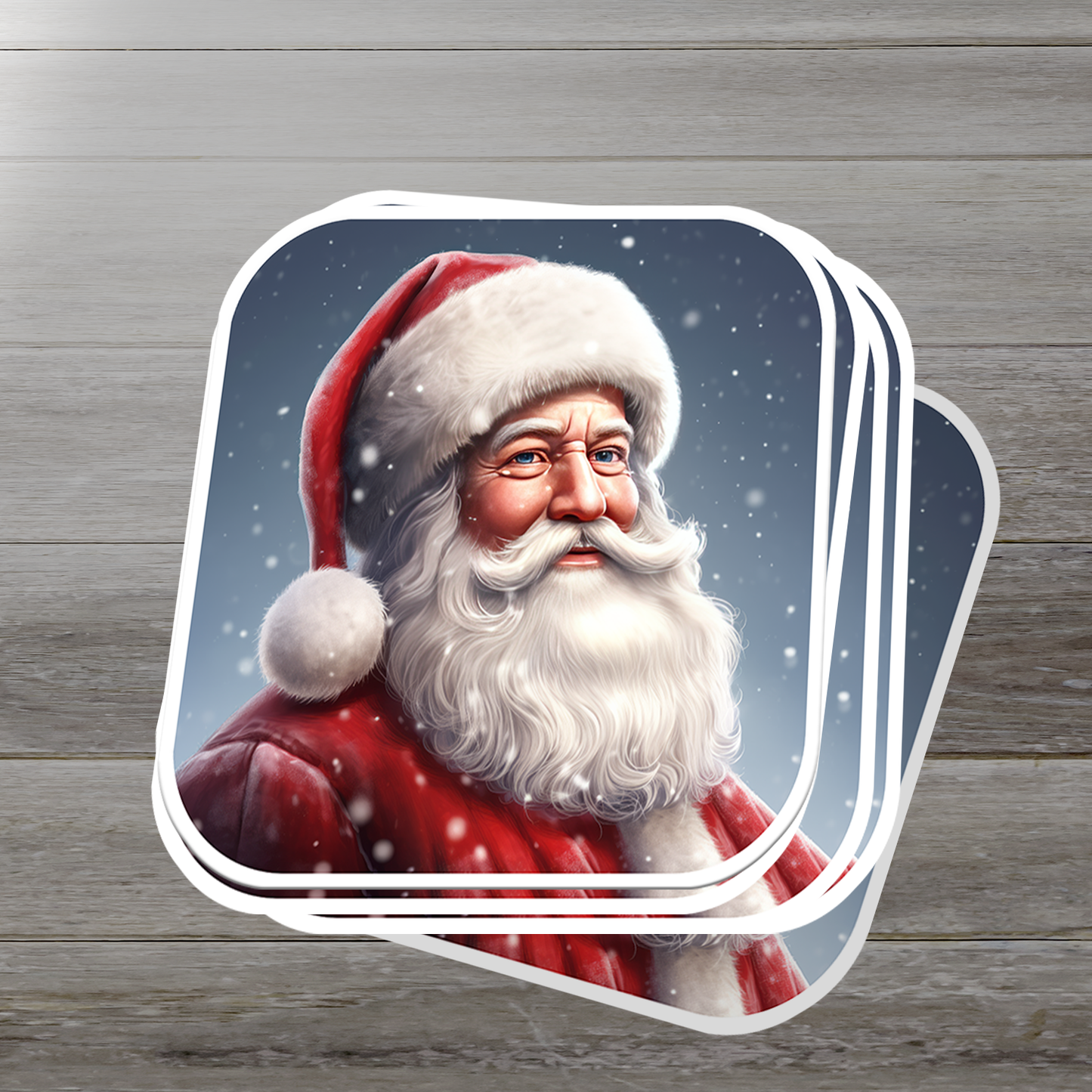 Santa Claus Vinyl Sticker - Bring the Magic of Christmas Anywhere