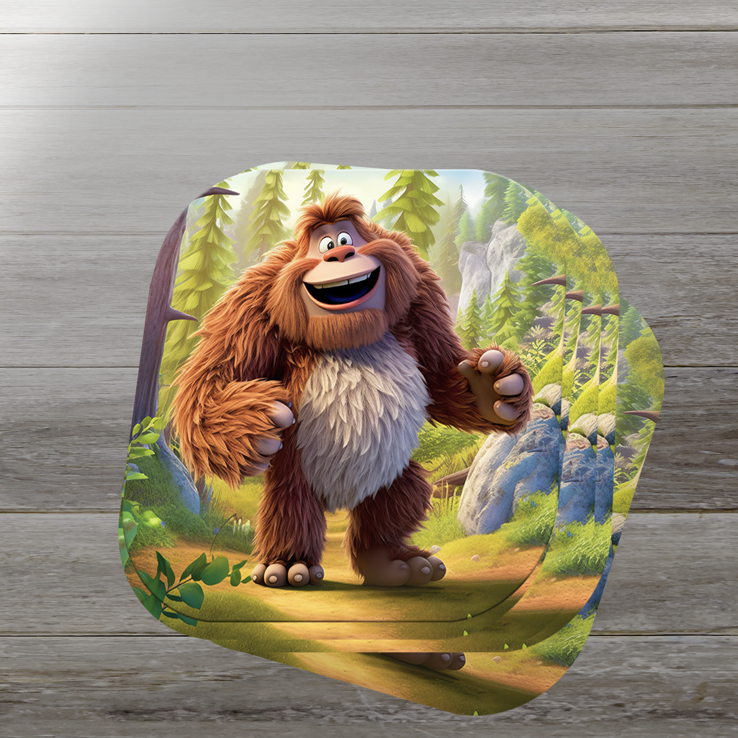 Adorable Bigfoot Vinyl Sticker - Add a Touch of Cryptid Charm!