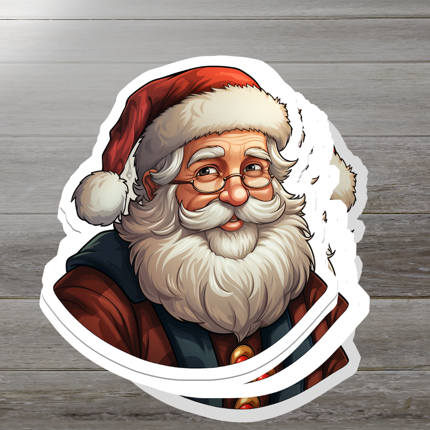 Santa Claus Vinyl Sticker - Bring the Magic of Christmas Anywhere