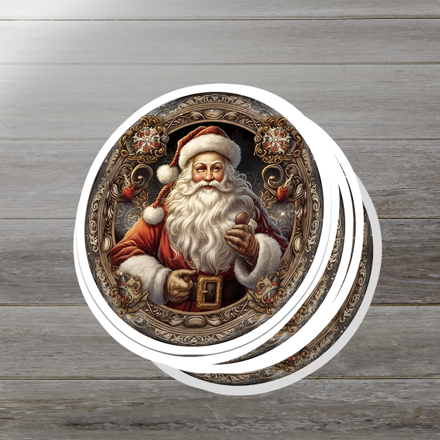 Santa Claus Vinyl Sticker - Bring the Magic of Christmas Anywhere