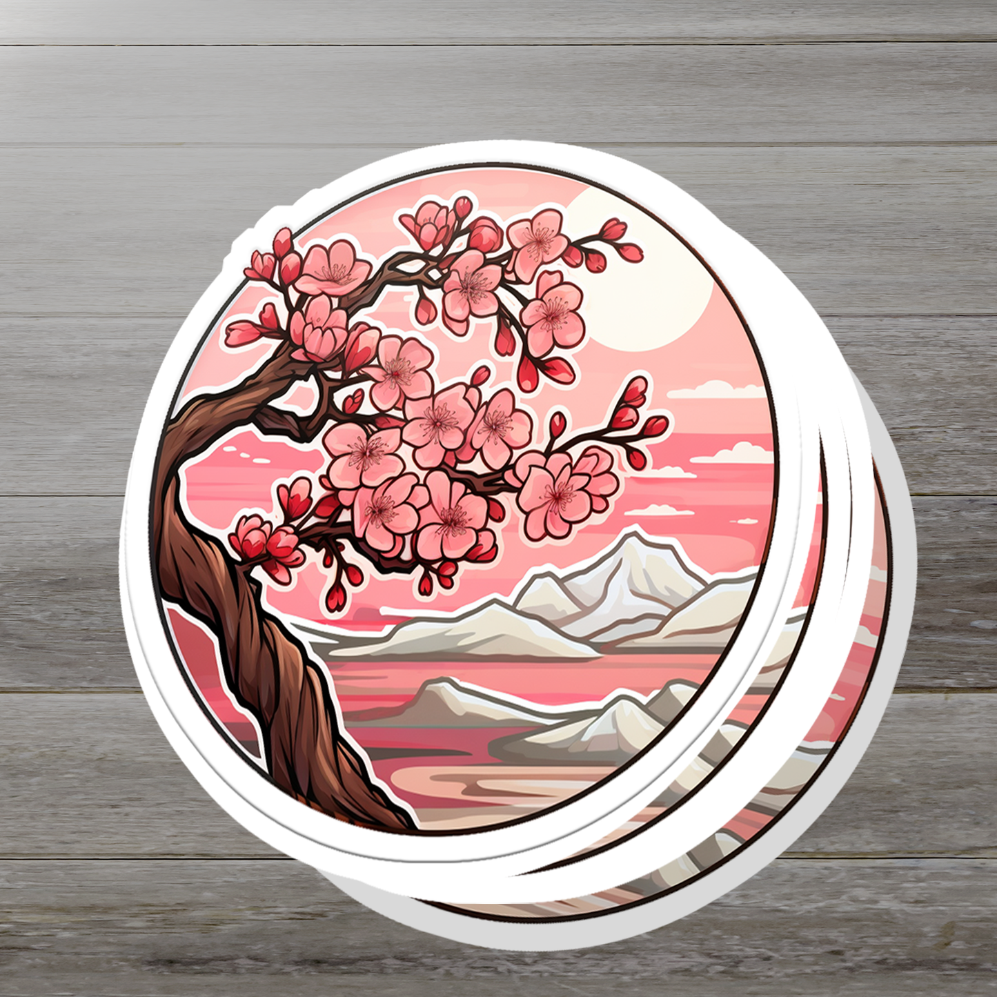 Copy of Cherry Blossom Vinyl Sticker - Embrace Nature's Beauty Anywhere You Go!