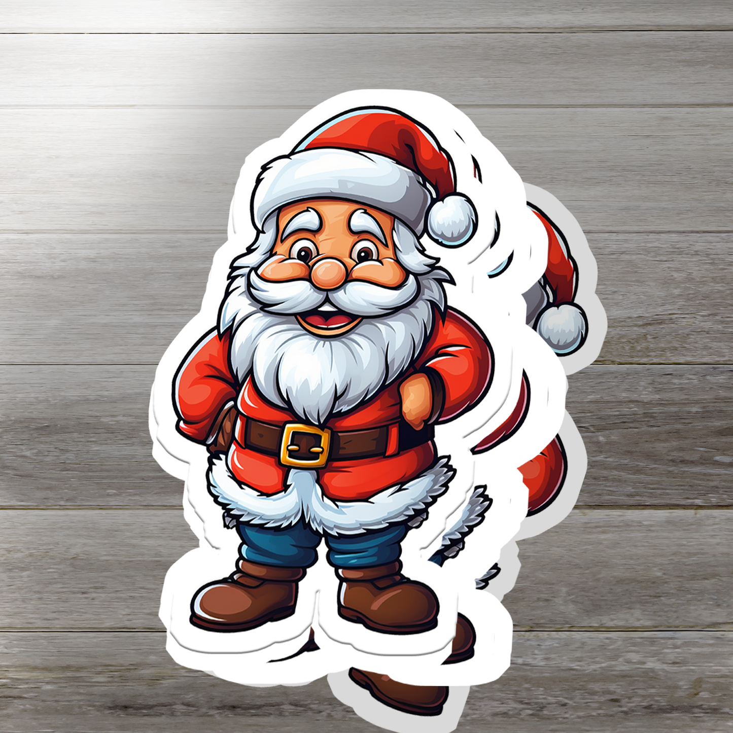 Santa Claus Vinyl Sticker - Bring the Magic of Christmas Anywhere