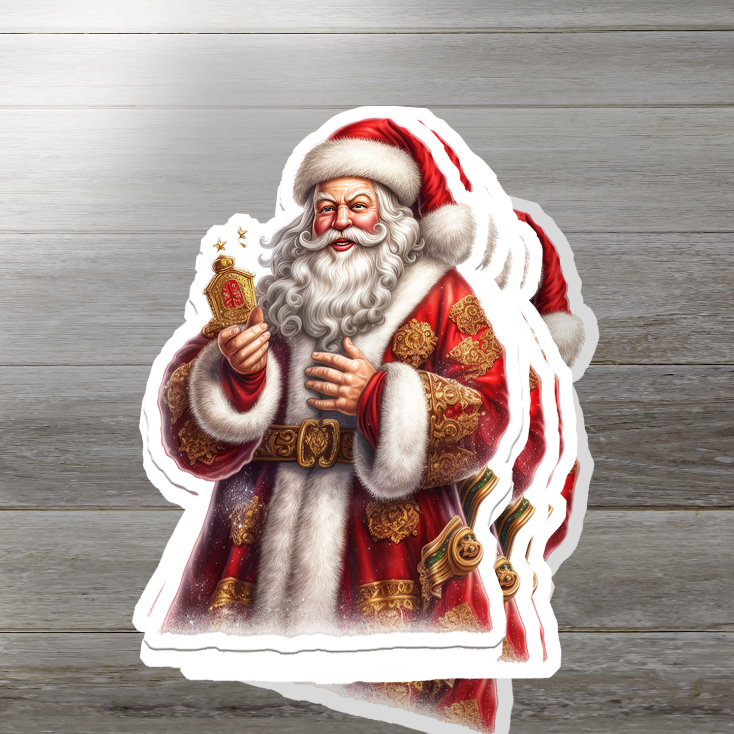 Santa Claus Vinyl Sticker - Bring the Magic of Christmas Anywhere