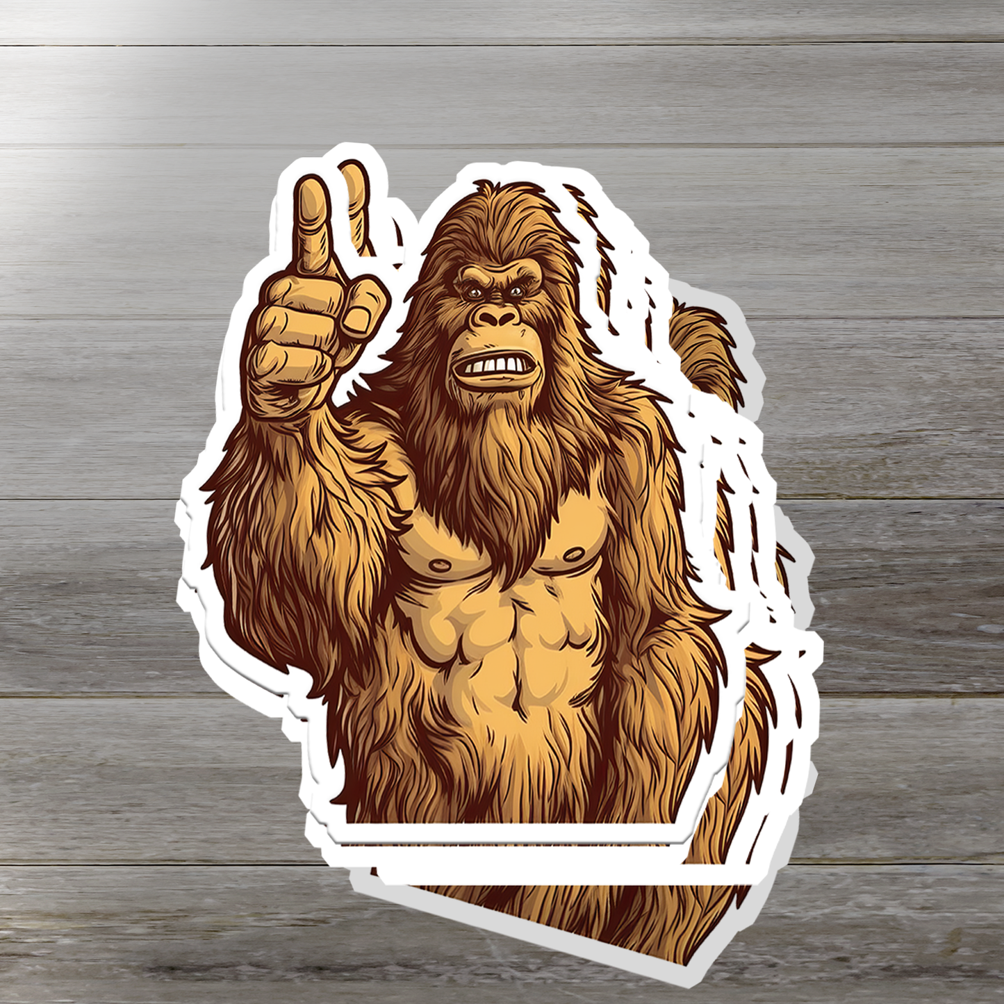 Bigfoot Vinyl Sticker - Embrace the Mystery of the Forest Legend