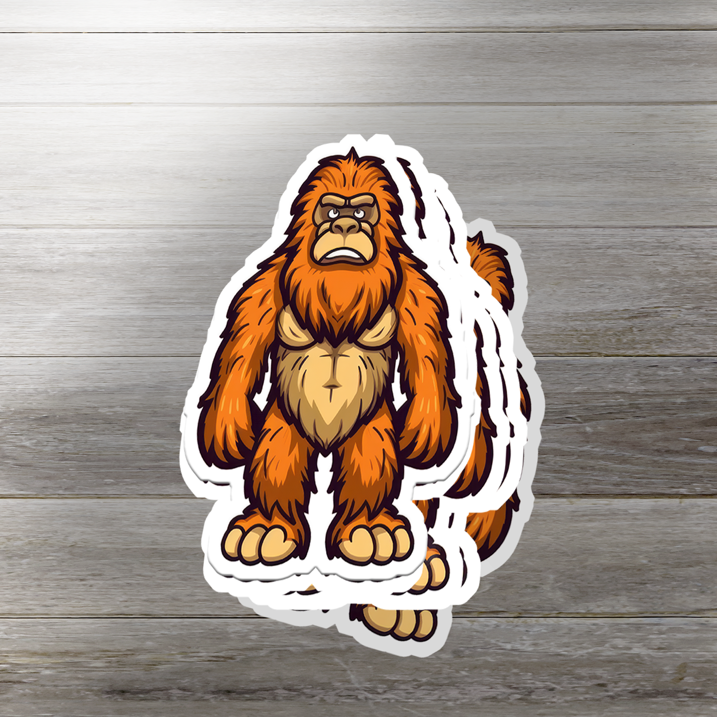 Bigfoot Vinyl Sticker - Embrace the Mystery of the Forest Legend