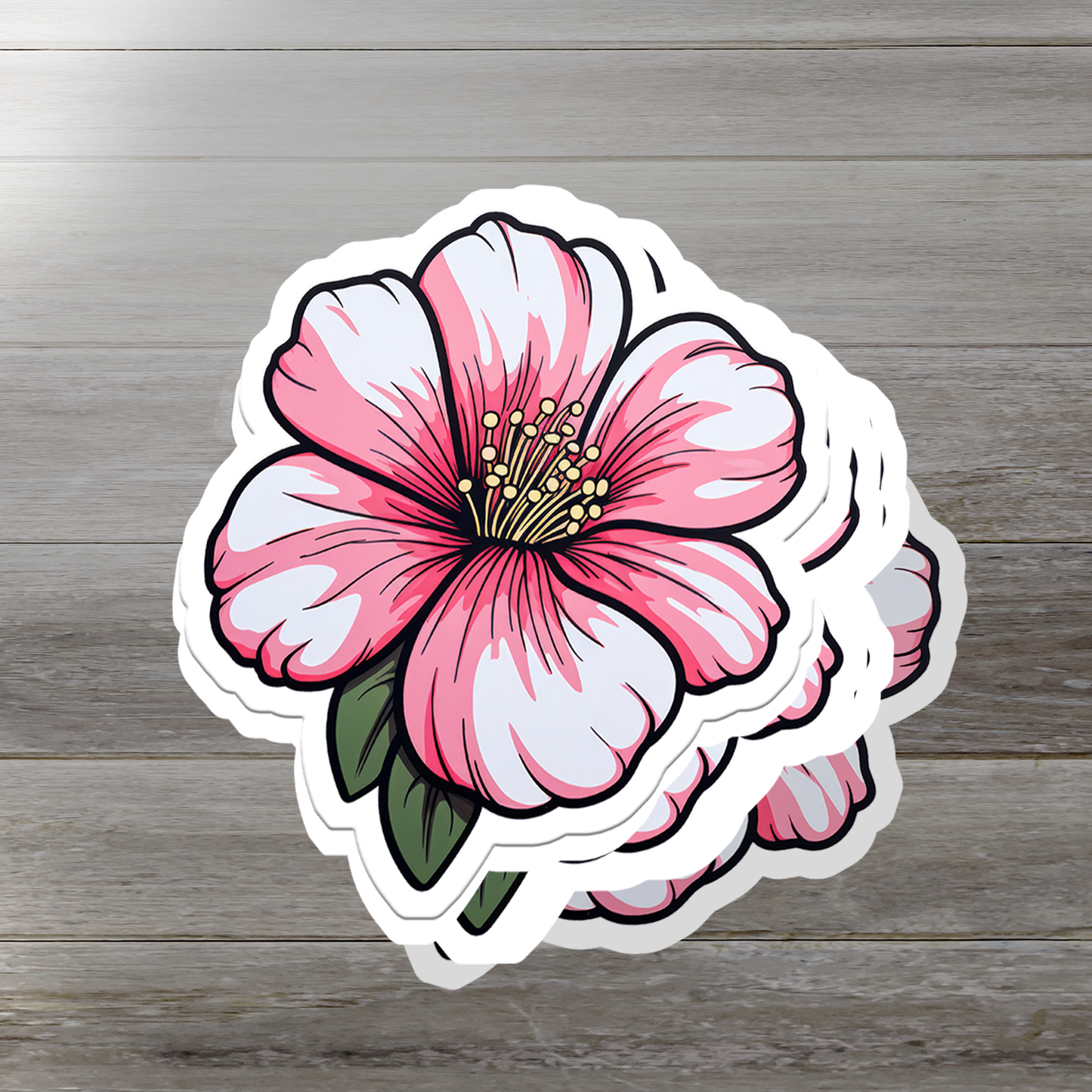 Charming Flower Vinyl Sticker - Blossom Your World with Delight