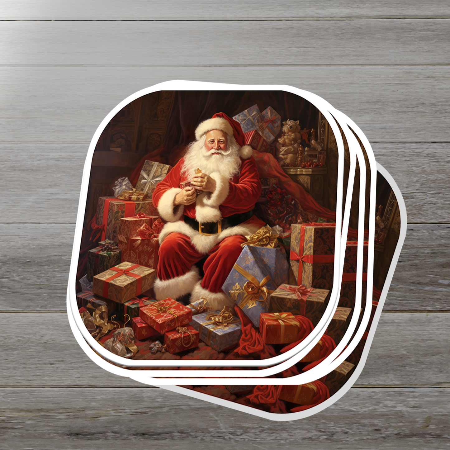 Santa Claus Vinyl Sticker - Bring the Magic of Christmas Anywhere