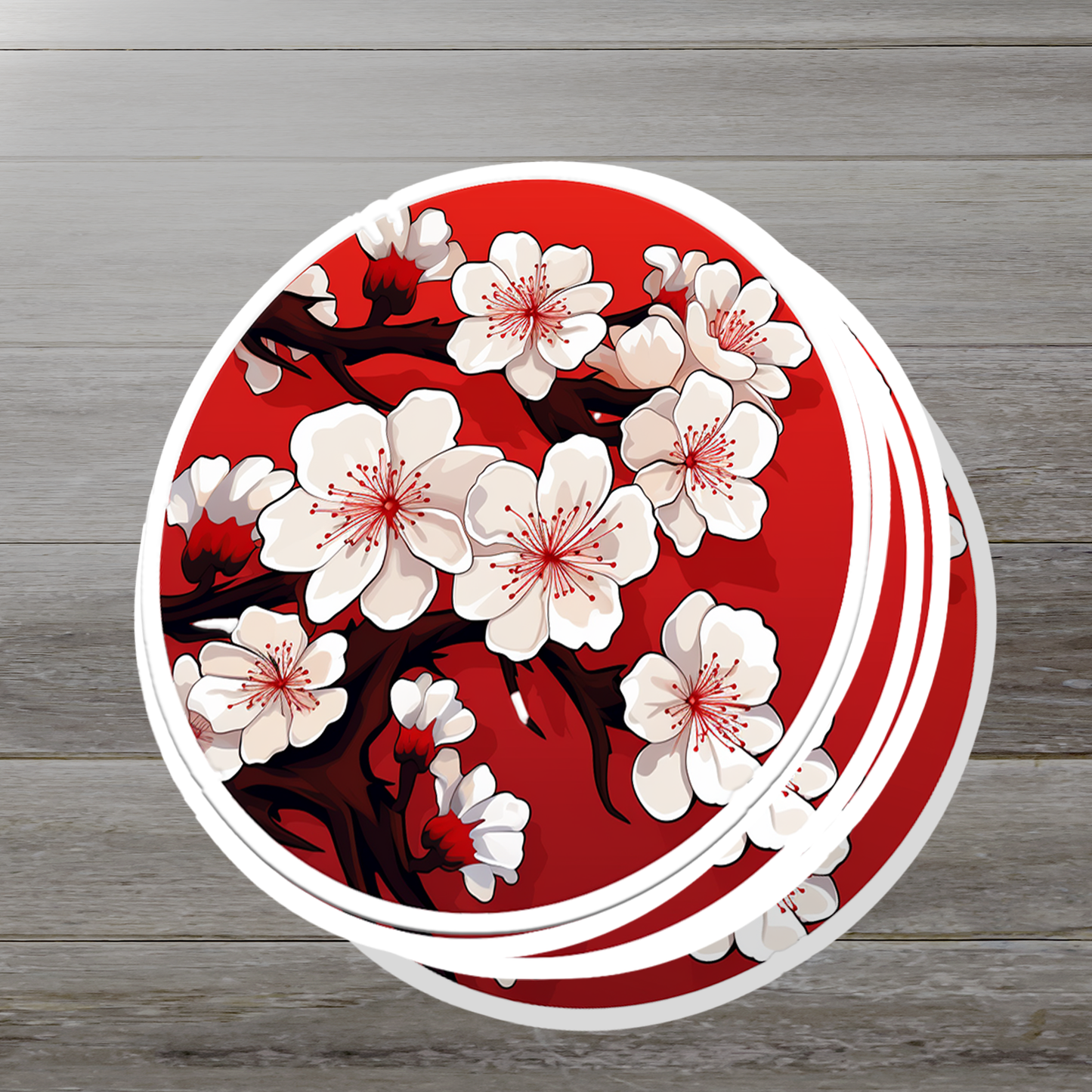 Cherry Blossom Vinyl Sticker - Embrace Nature's Beauty Anywhere You Go!