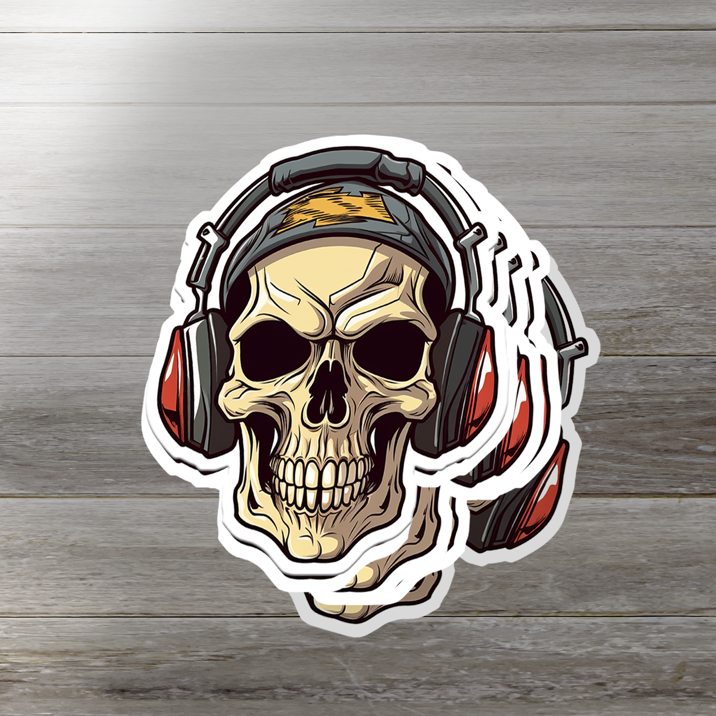 Skull Vinyl Sticker - A Bold Statement of Intrigue