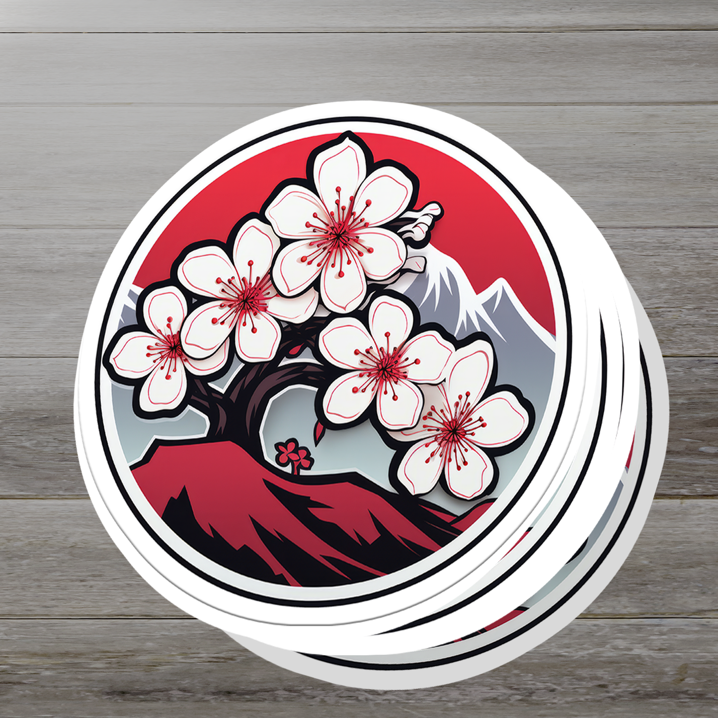 Cherry Blossom Vinyl Sticker - Embrace Nature's Beauty Anywhere You Go!