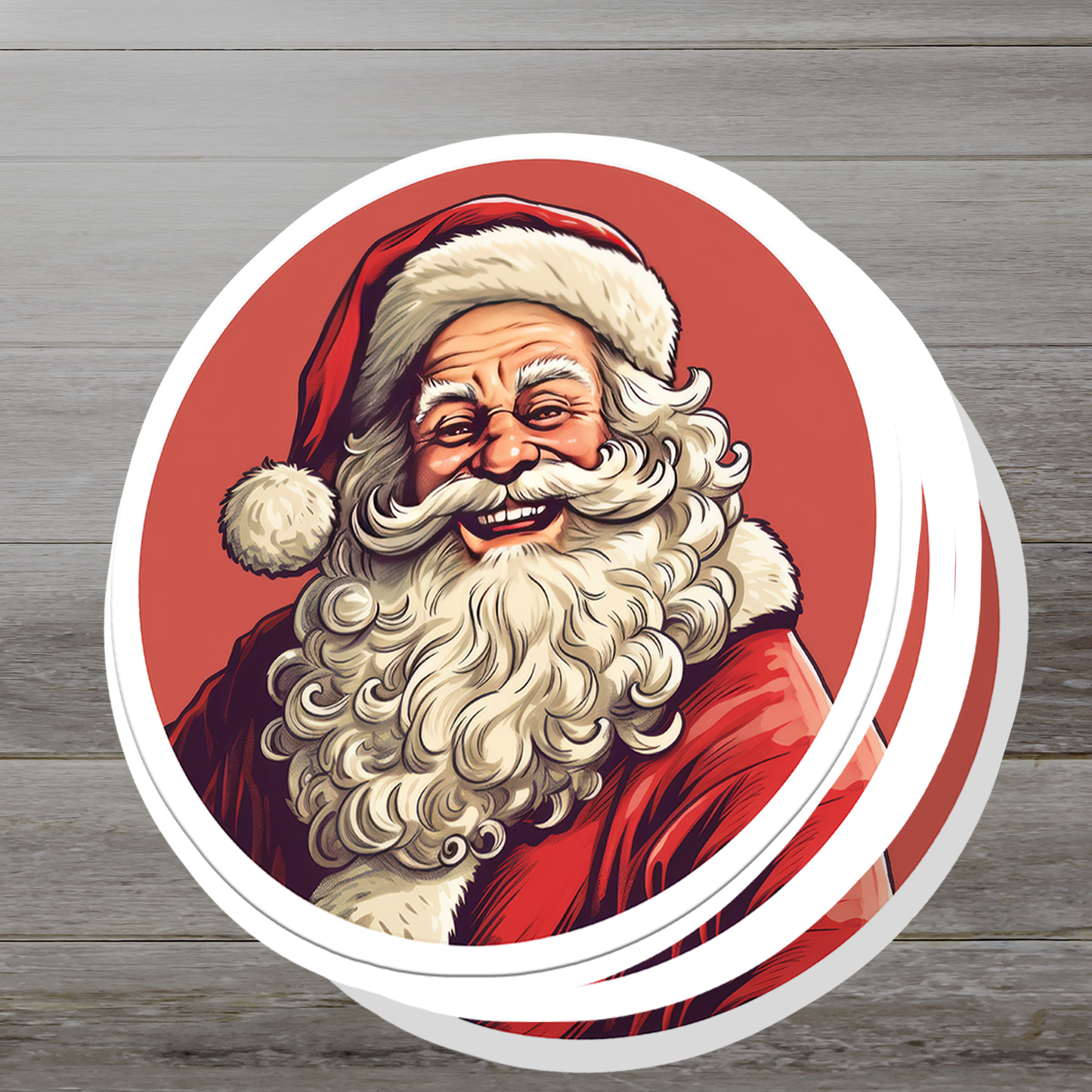 Santa Claus Vinyl Sticker - Bring the Magic of Christmas Anywhere