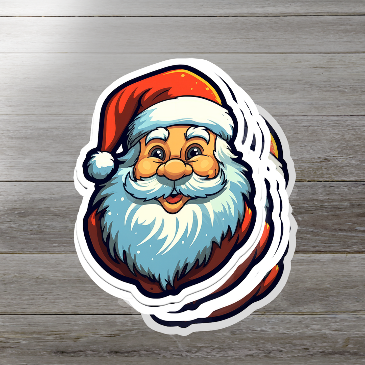 Santa Claus Vinyl Sticker - Bring the Magic of Christmas Anywhere