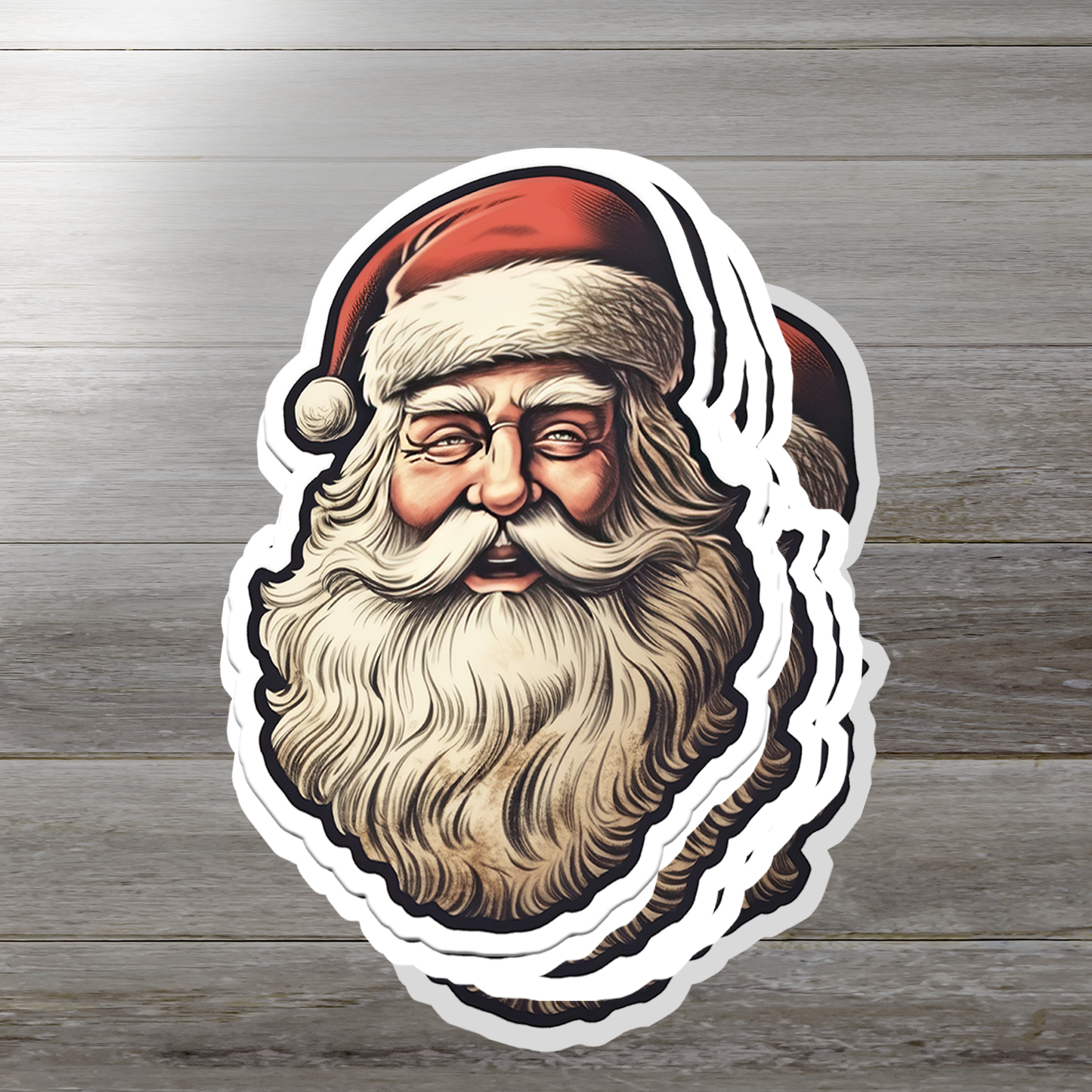 Santa Claus Vinyl Sticker - Bring the Magic of Christmas Anywhere