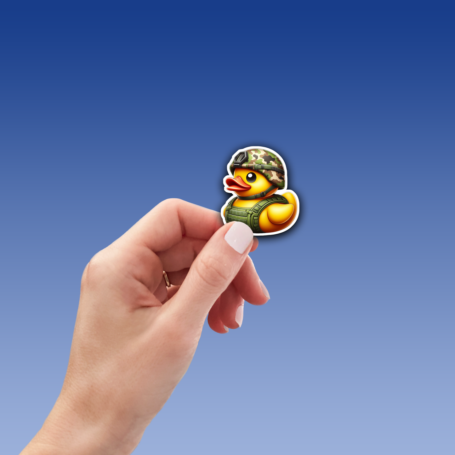 Soldier Rubber Duck Vinyl Sticker