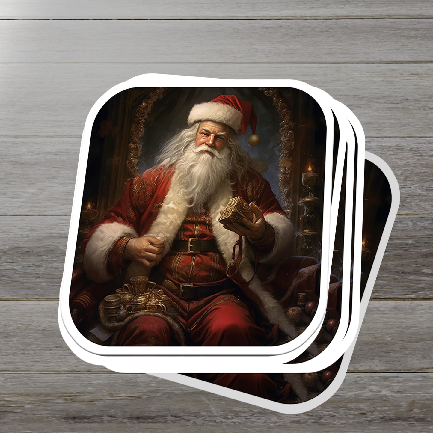 Santa Claus Vinyl Sticker - Bring the Magic of Christmas Anywhere