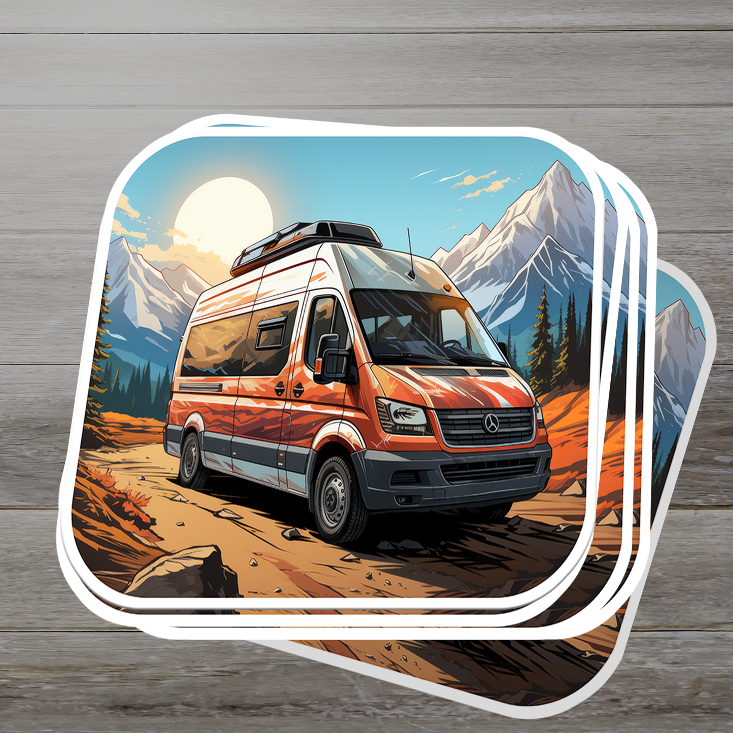 Van Life Vinyl Sticker - Celebrate the Freedom of the Road