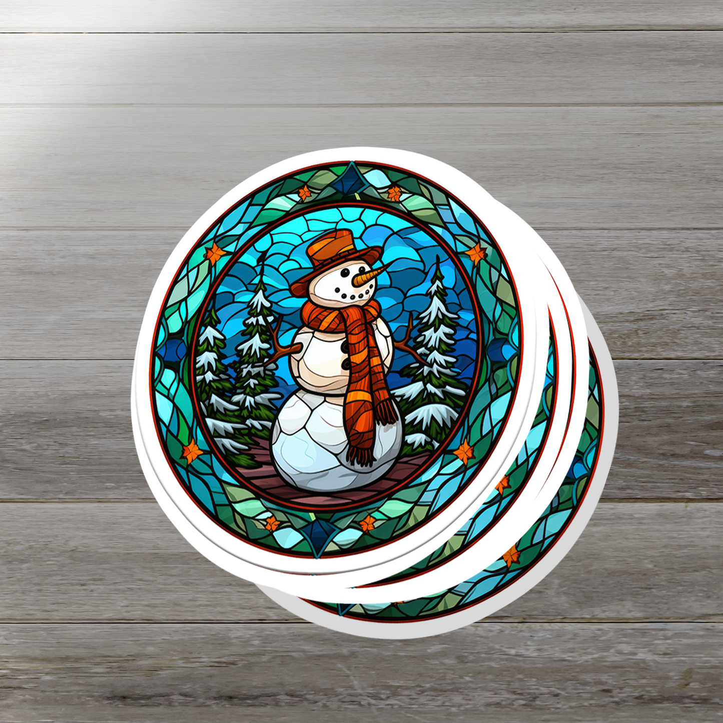 Snowman Vinyl Sticker - Add a Frosty Friend to Your Life