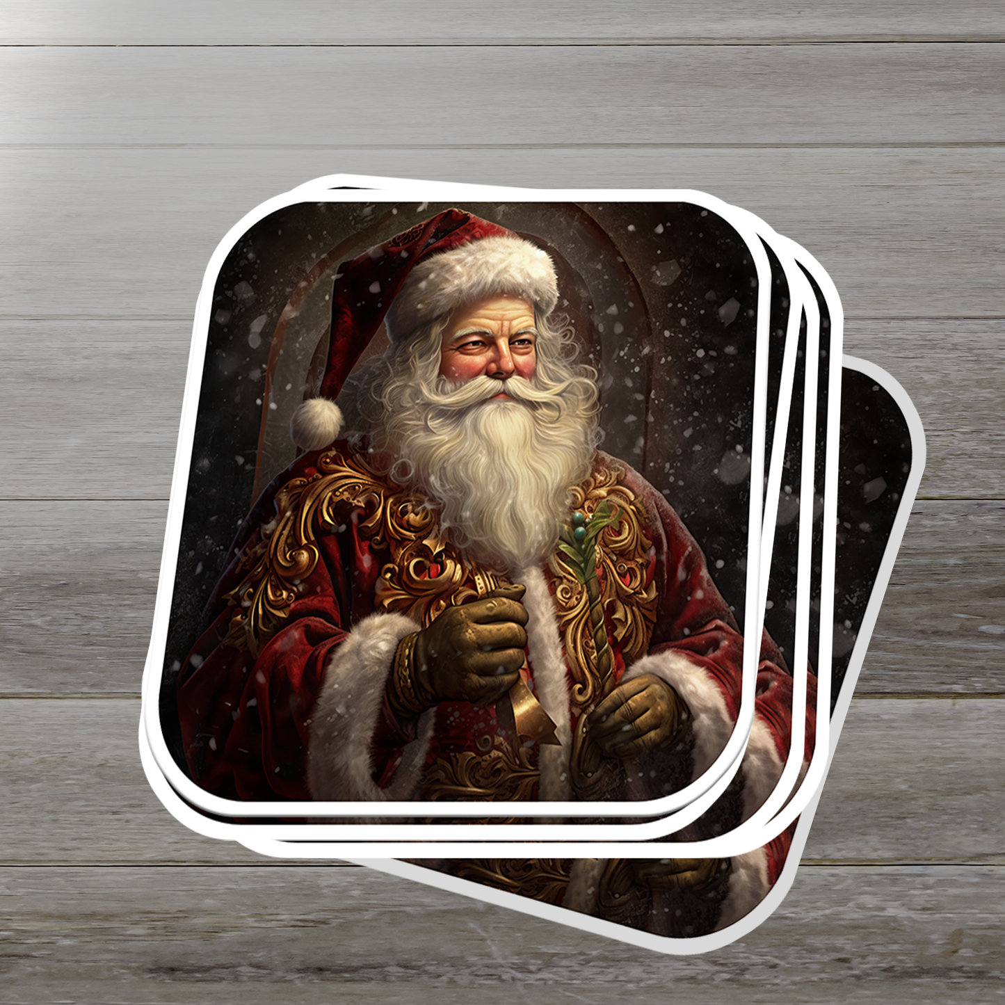 Santa Claus Vinyl Sticker - Bring the Magic of Christmas Anywhere