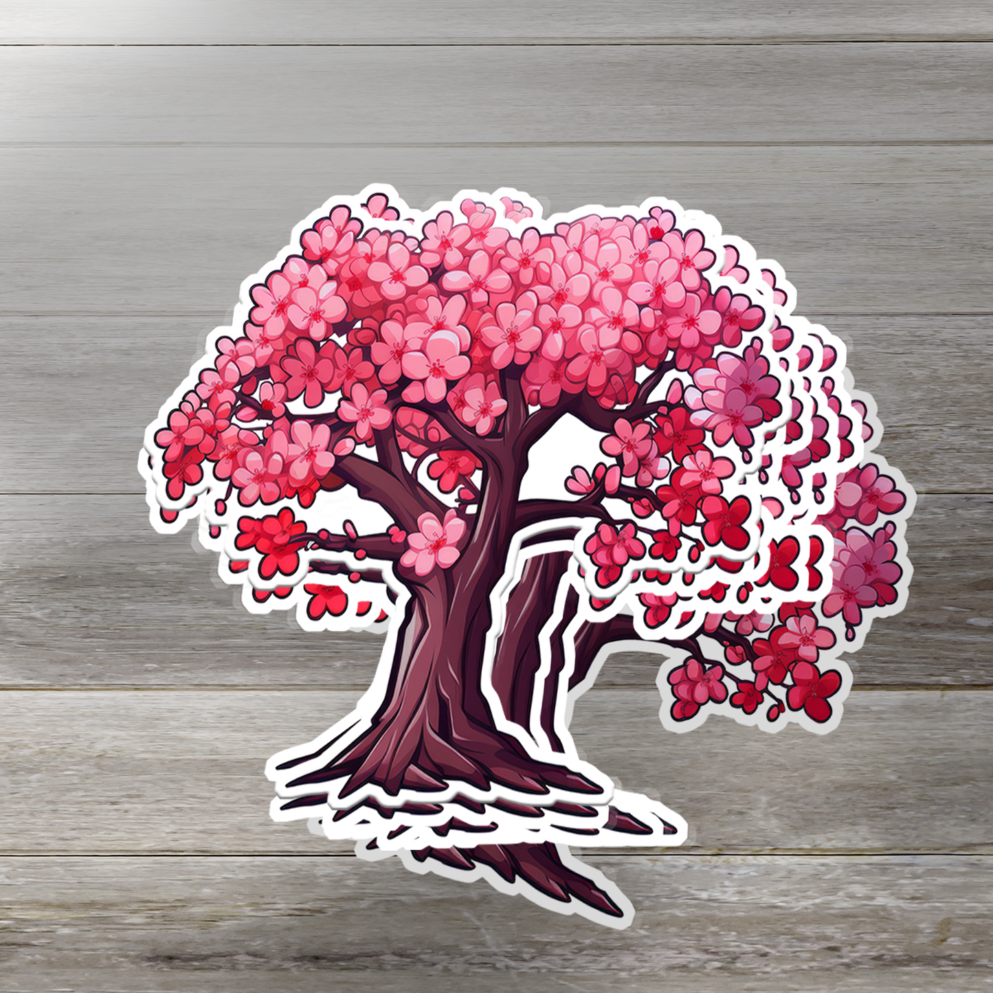 Cherry Blossom Vinyl Sticker - Embrace Nature's Beauty Anywhere You Go!