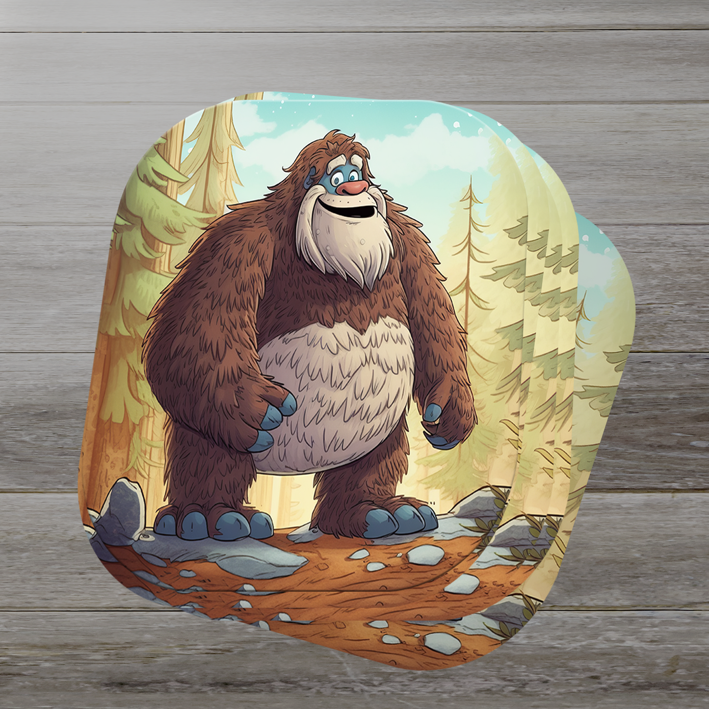 Adorable Bigfoot Vinyl Sticker - Add a Touch of Cryptid Charm!