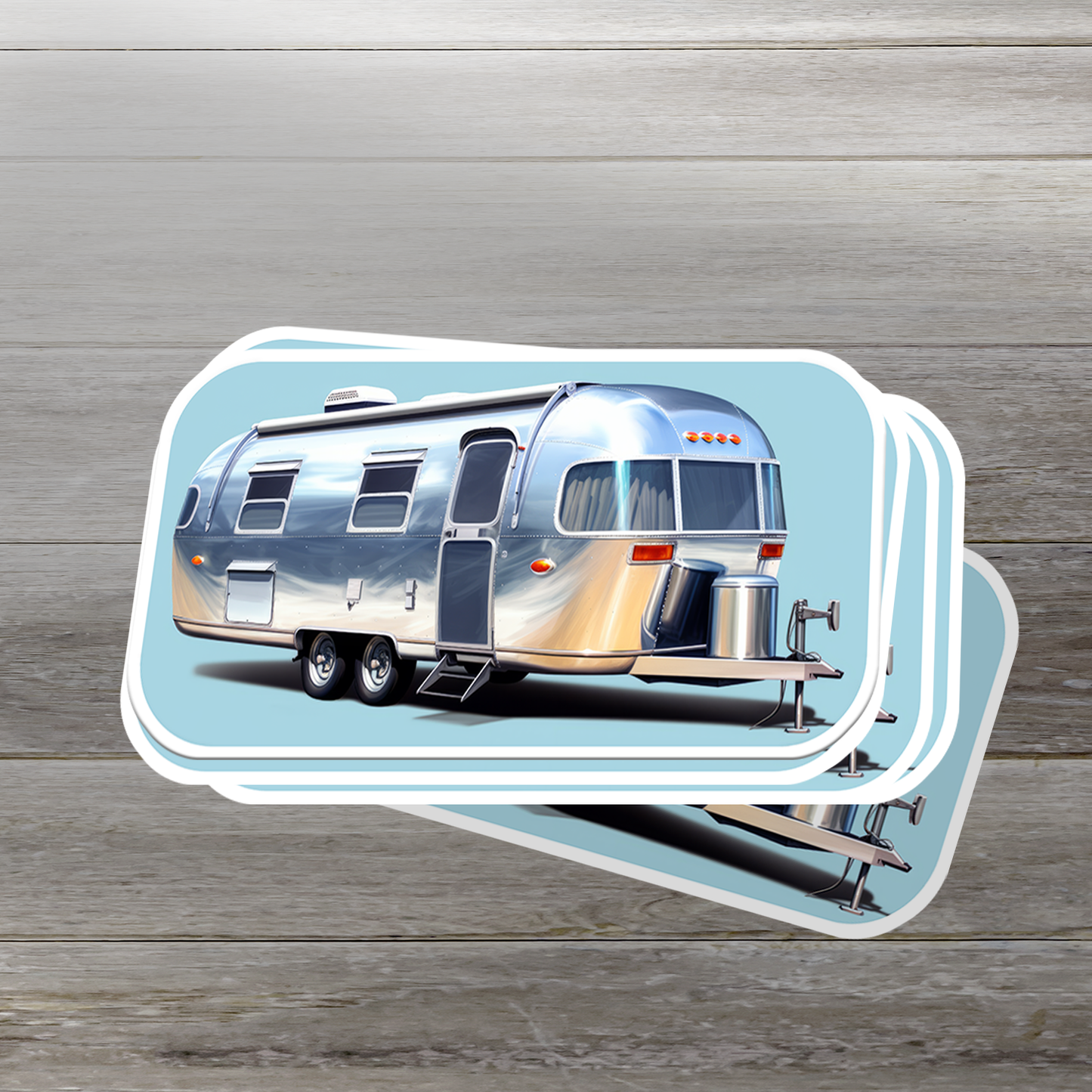 Airstream Trailer Vinyl Sticker - Wanderlust on Wheels