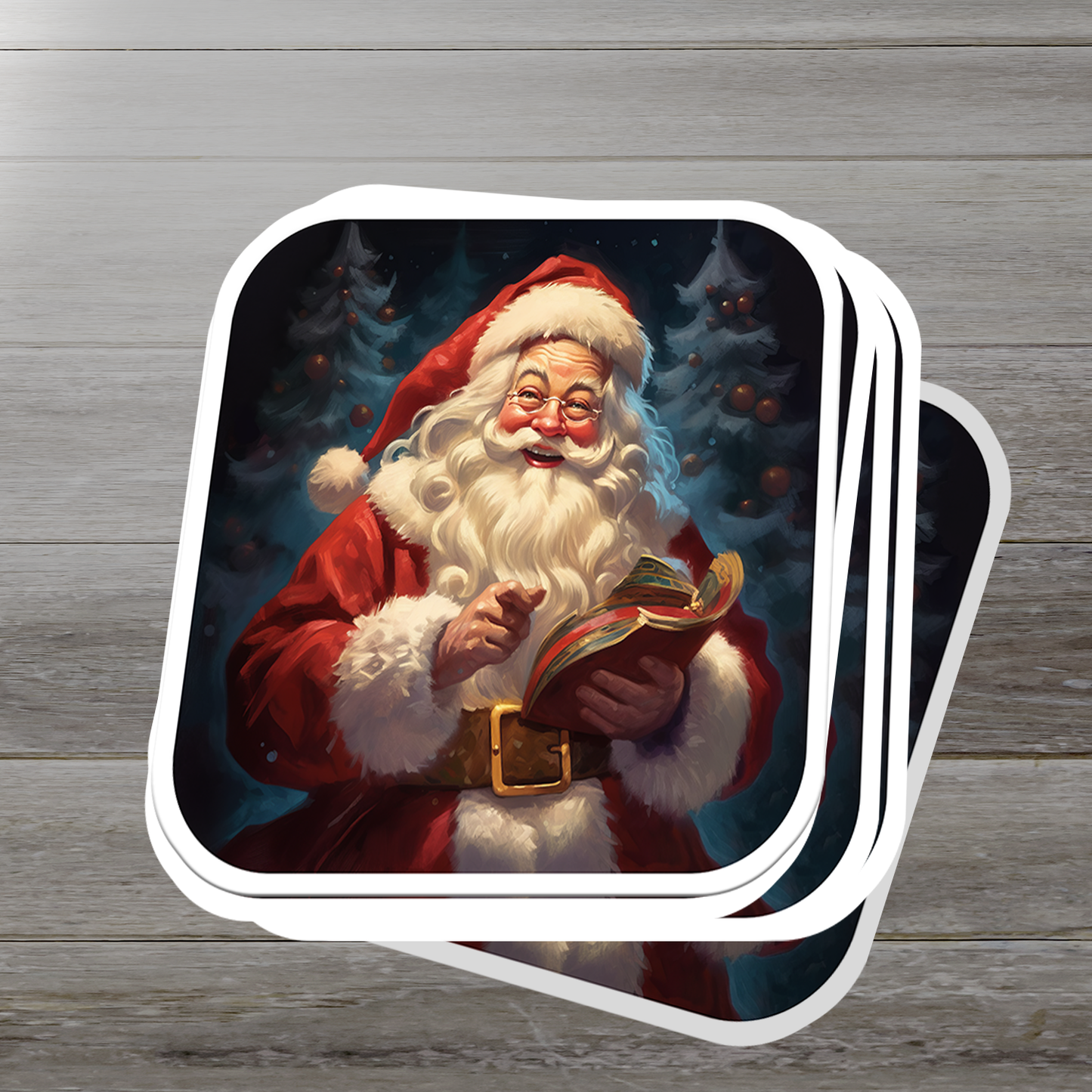 Santa Claus Vinyl Sticker - Bring the Magic of Christmas Anywhere