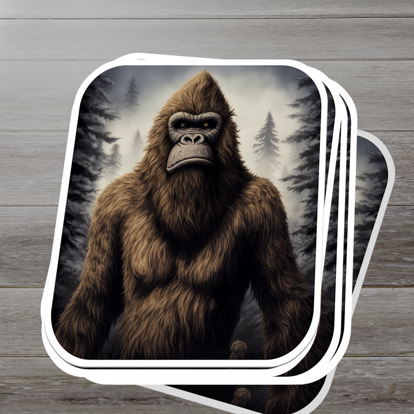 Bigfoot Vinyl Sticker - Embrace the Mystery of the Forest Legend