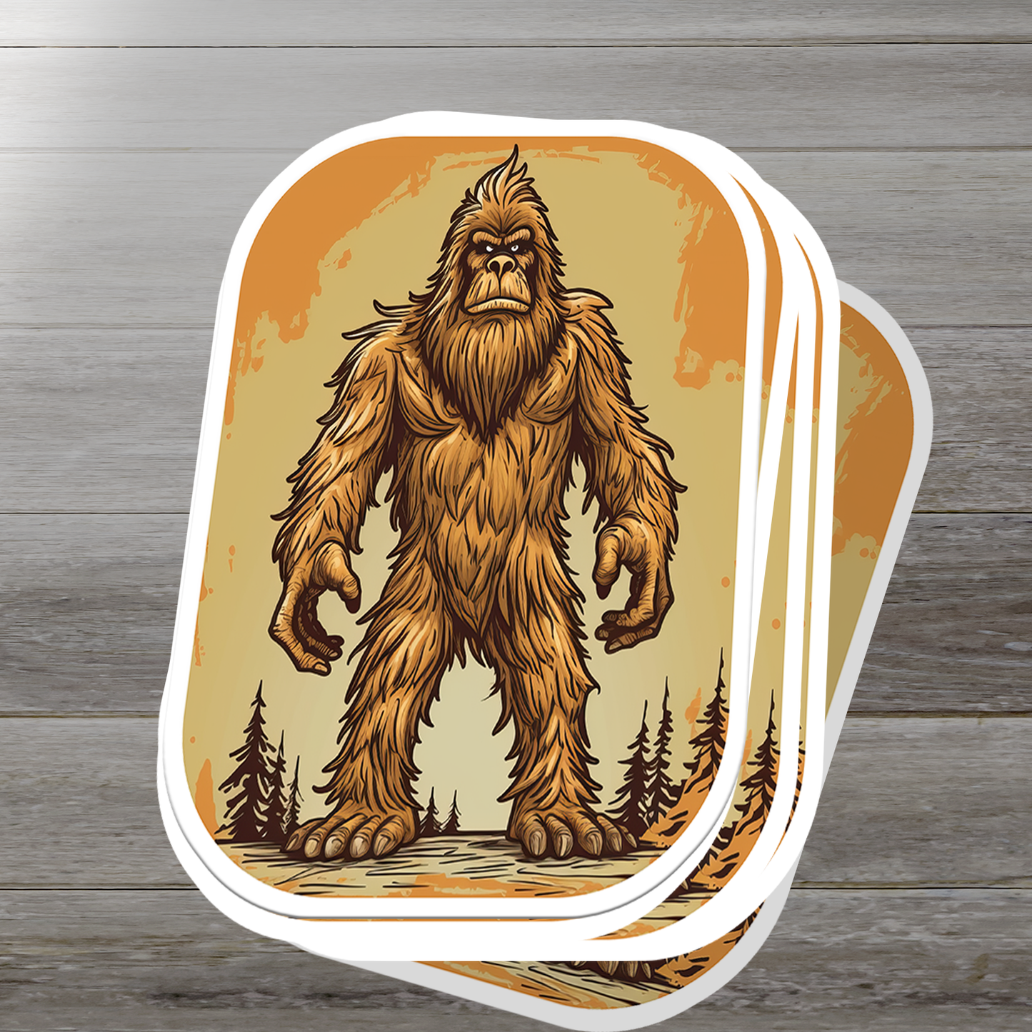 Bigfoot Vinyl Sticker - Embrace the Mystery of the Forest Legend