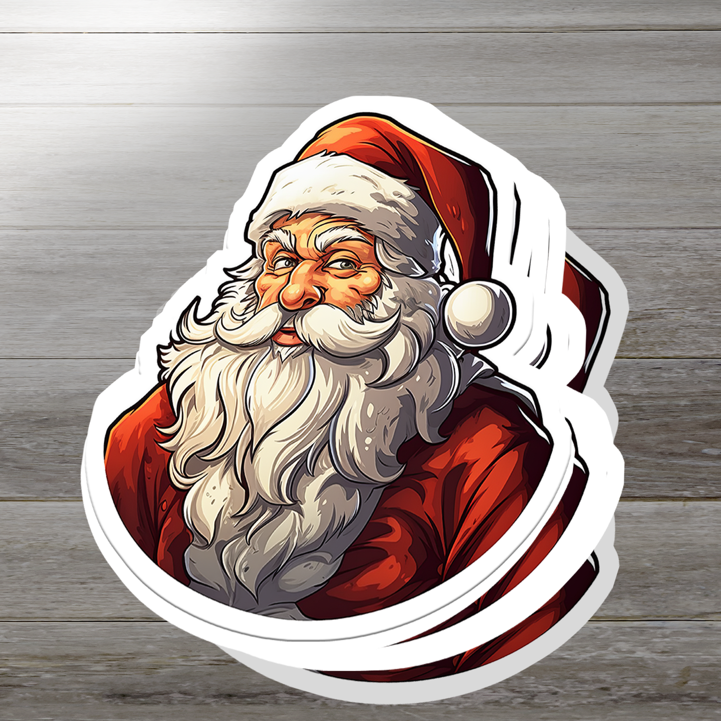 Santa Claus Vinyl Sticker - Bring the Magic of Christmas Anywhere