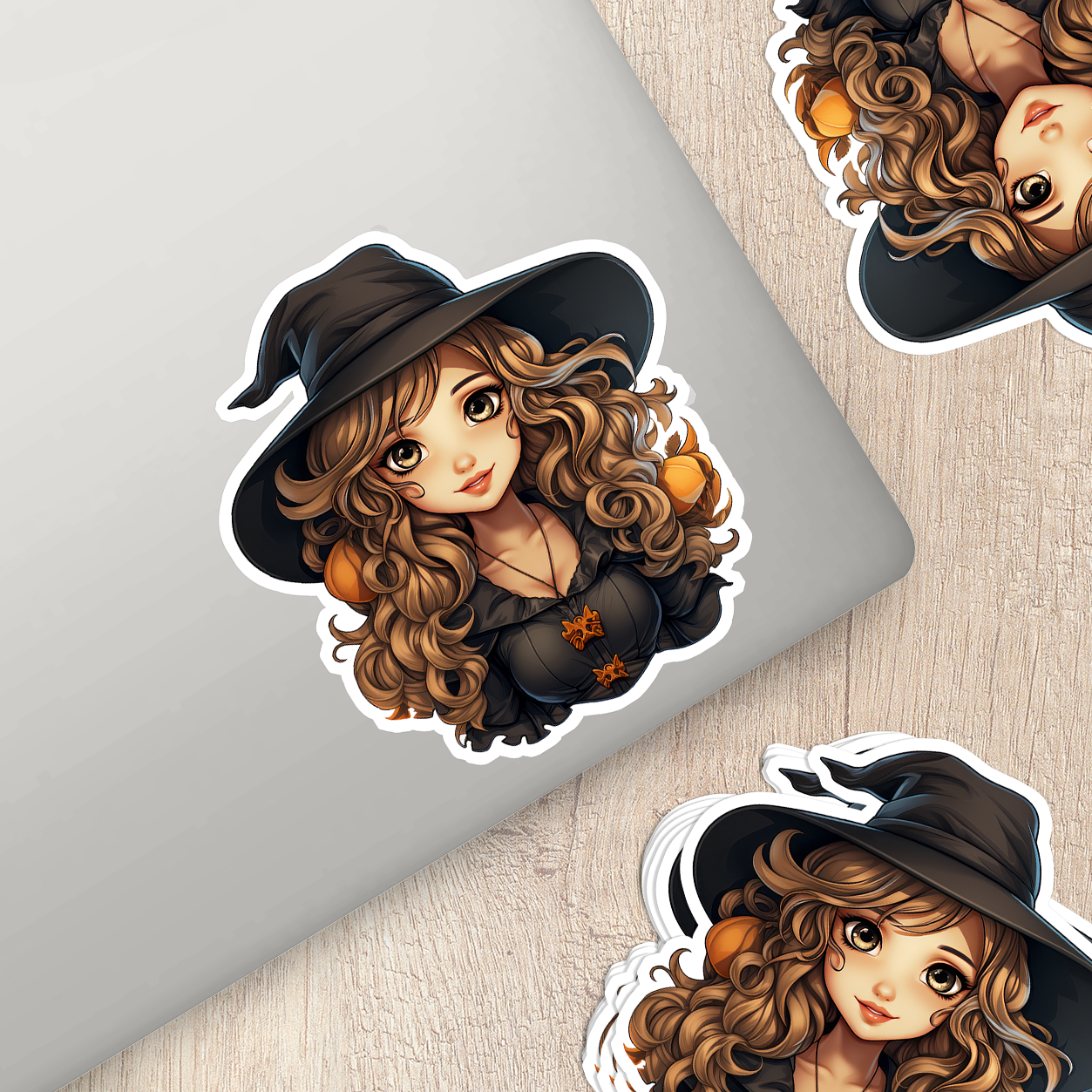 Witch Vinyl Sticker - Adorable Magic for Any Surface