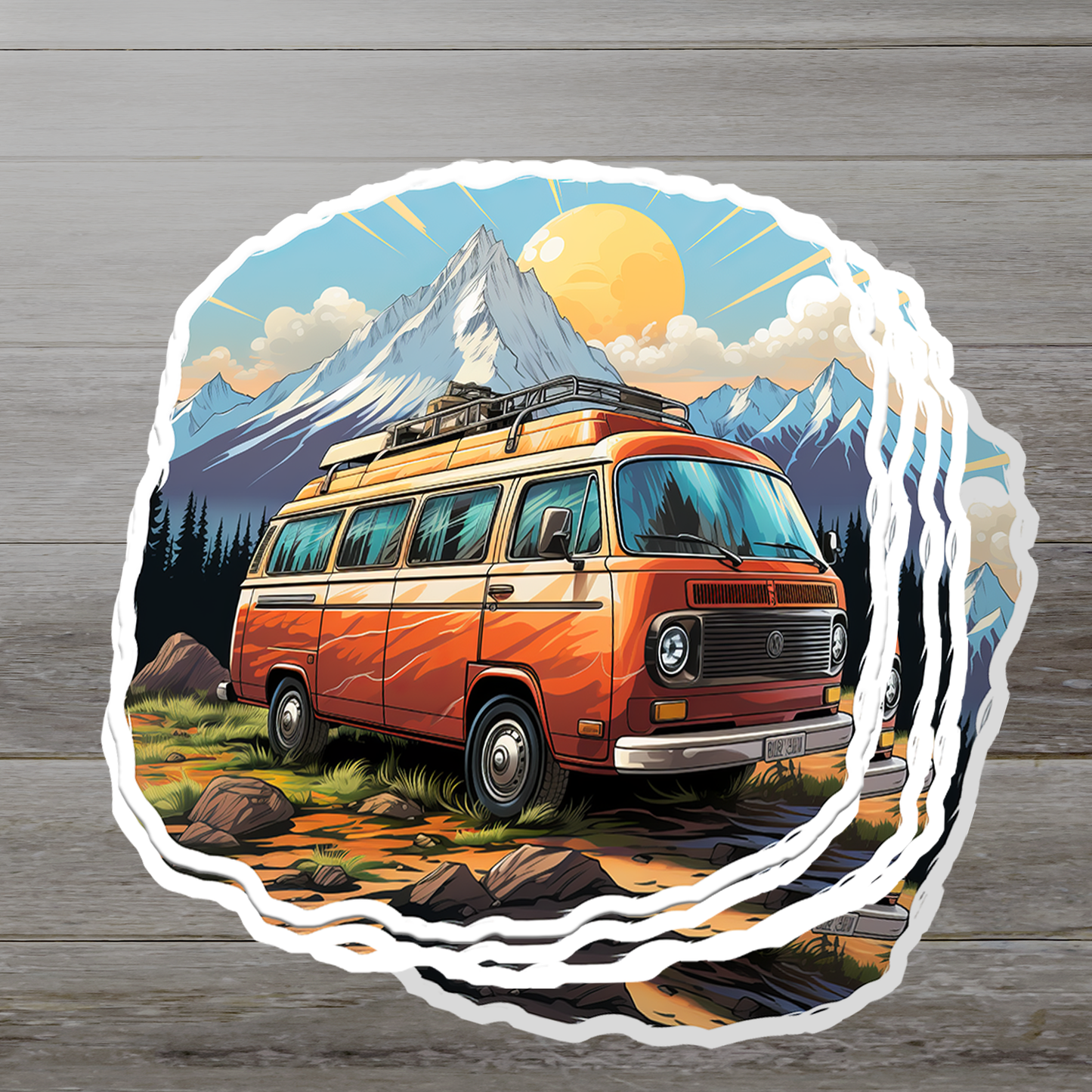 Van Life Vinyl Sticker - Celebrate the Freedom of the Road