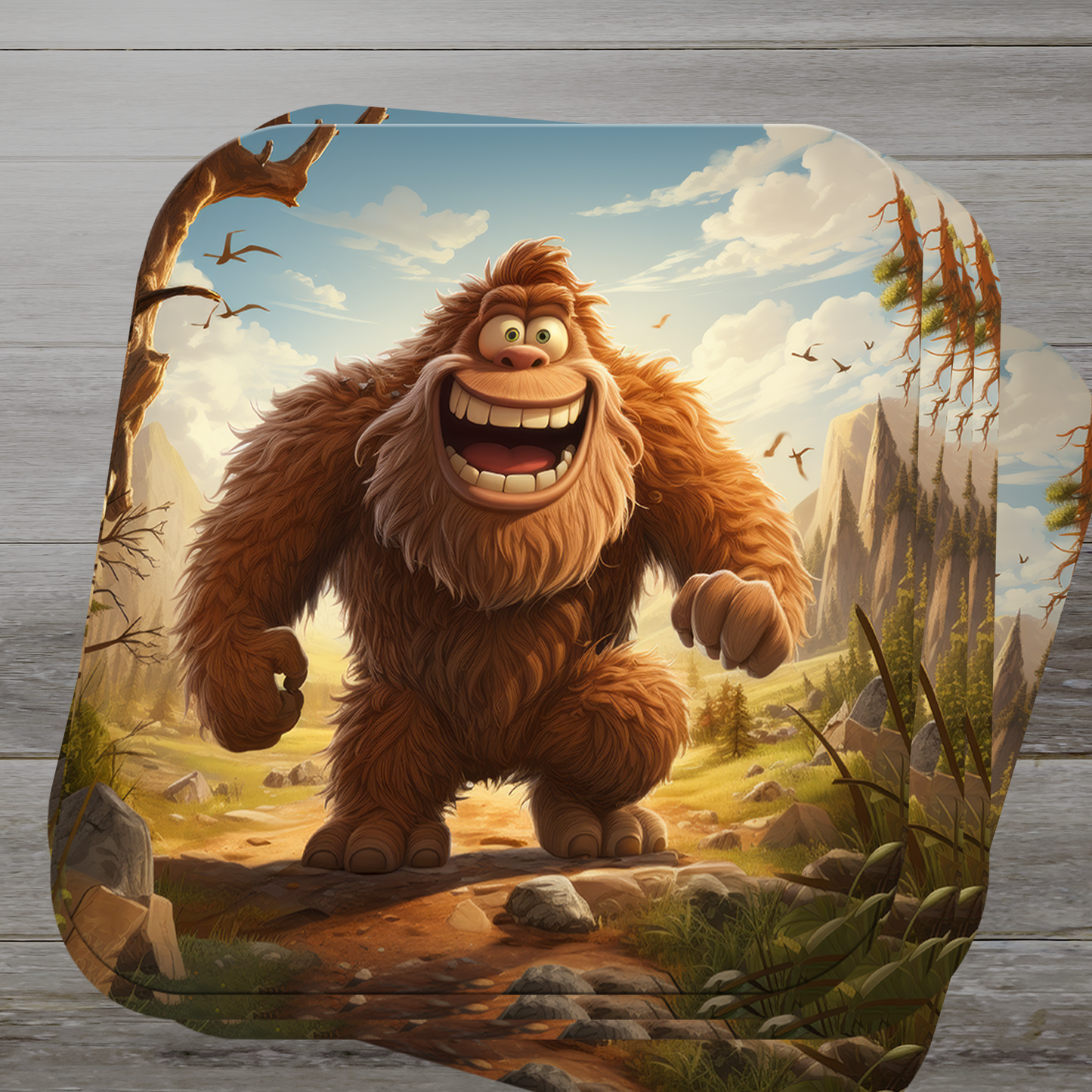 Adorable Bigfoot Vinyl Sticker - Add a Touch of Cryptid Charm!