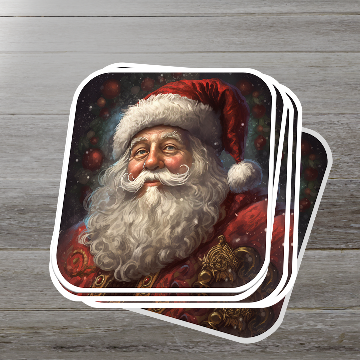 Santa Claus Vinyl Sticker - Bring the Magic of Christmas Anywhere