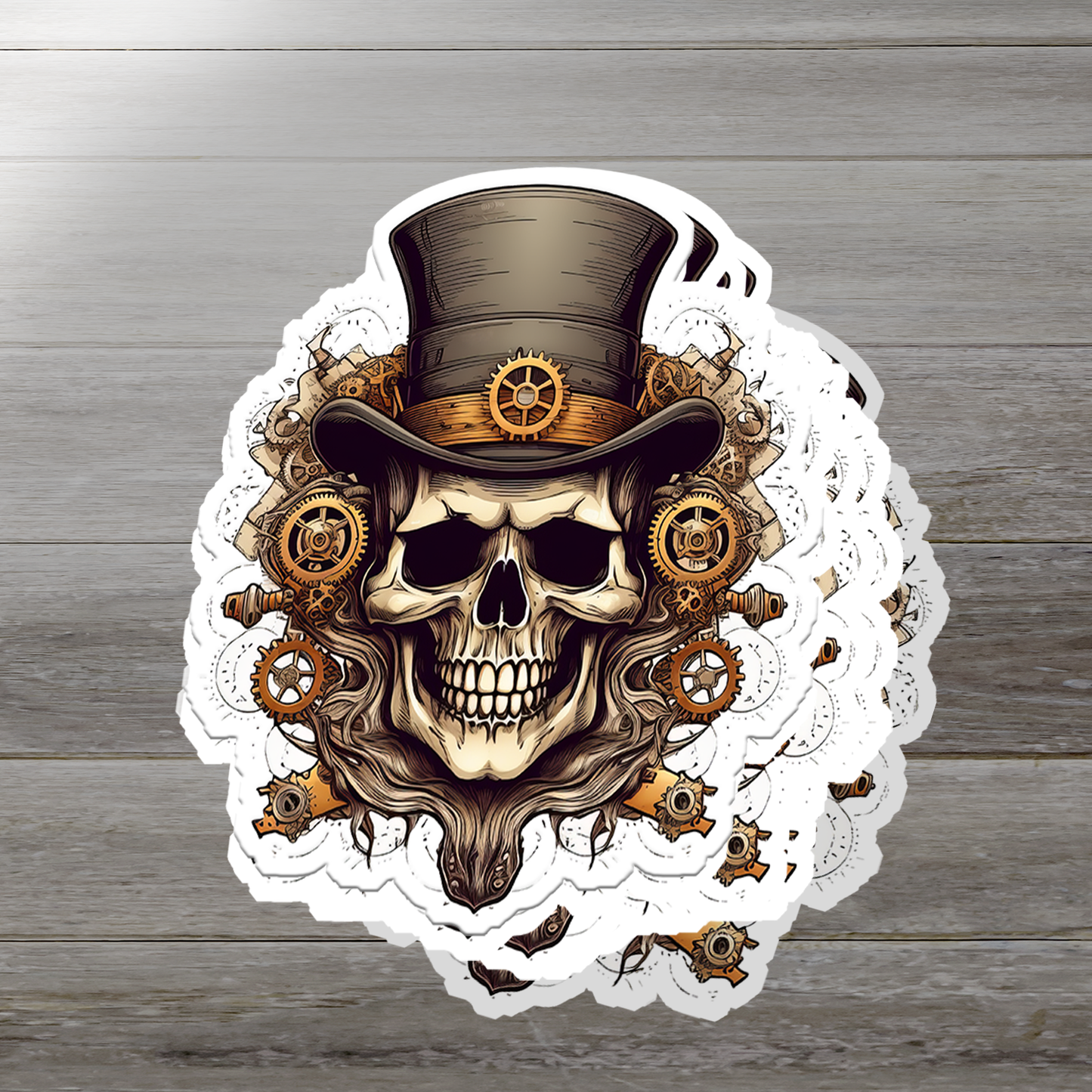 Skull Vinyl Sticker - A Bold Statement of Intrigue