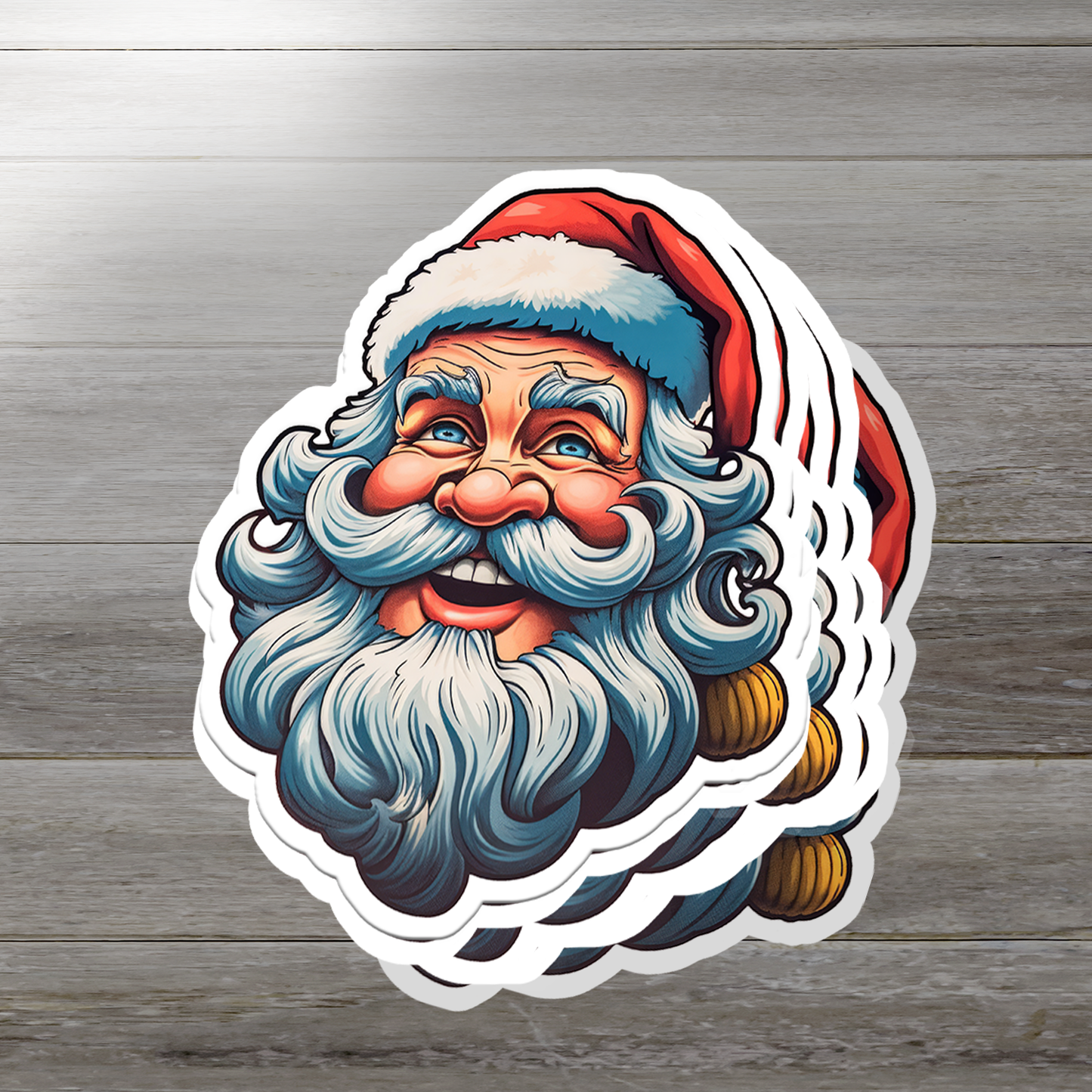 Santa Claus Vinyl Sticker - Bring the Magic of Christmas Anywhere