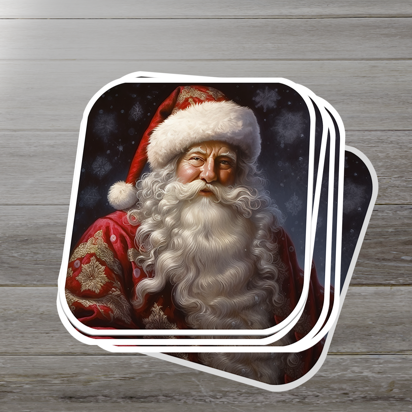 Santa Claus Vinyl Sticker - Bring the Magic of Christmas Anywhere