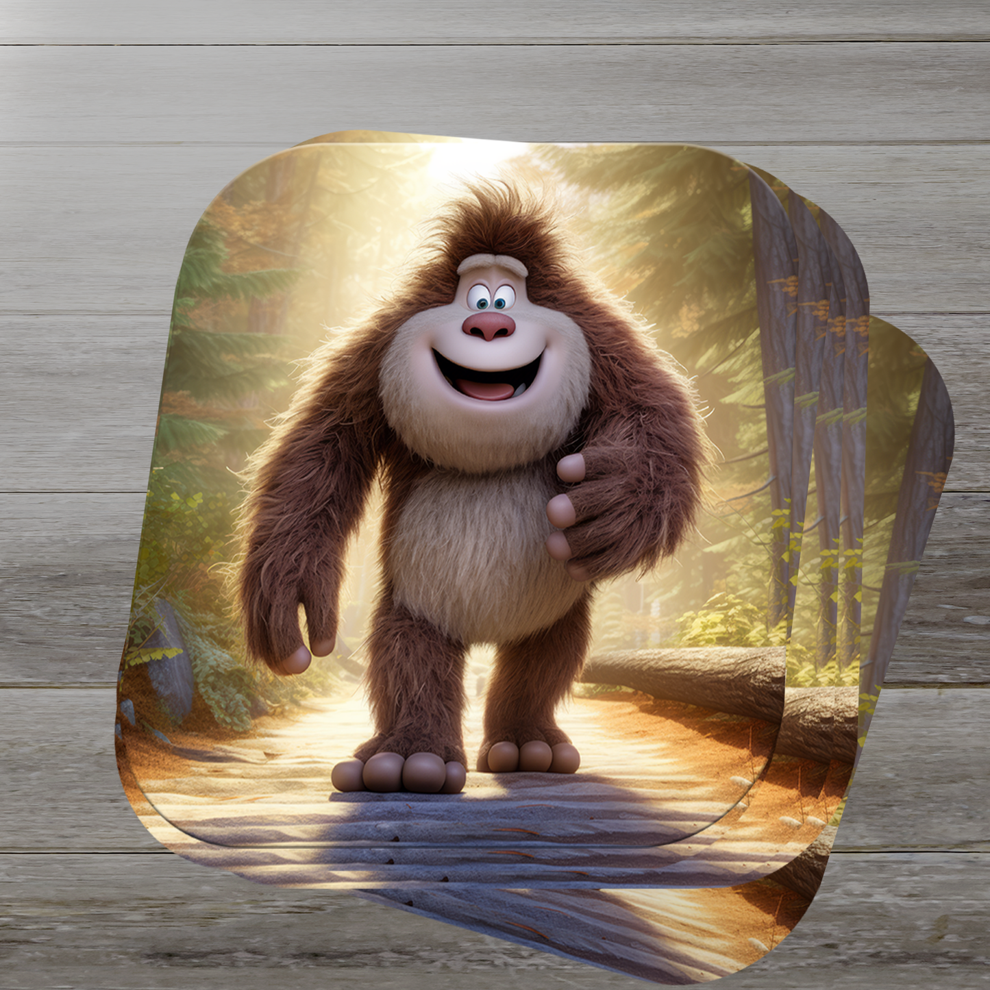 Adorable Bigfoot Vinyl Sticker - Add a Touch of Cryptid Charm!