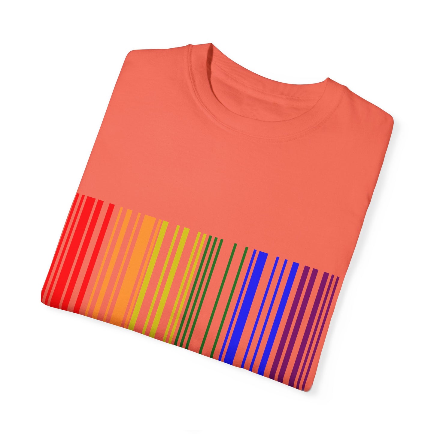 Pride Barcode Unisex Garment-Dyed T-shirt