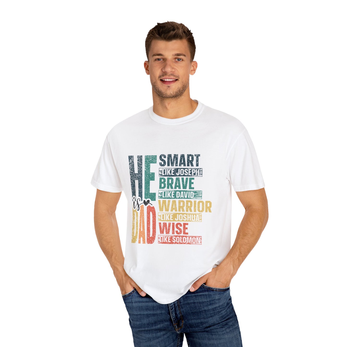 He is Smart like Jospeh,  Men's Garment-Dyed T-shirt