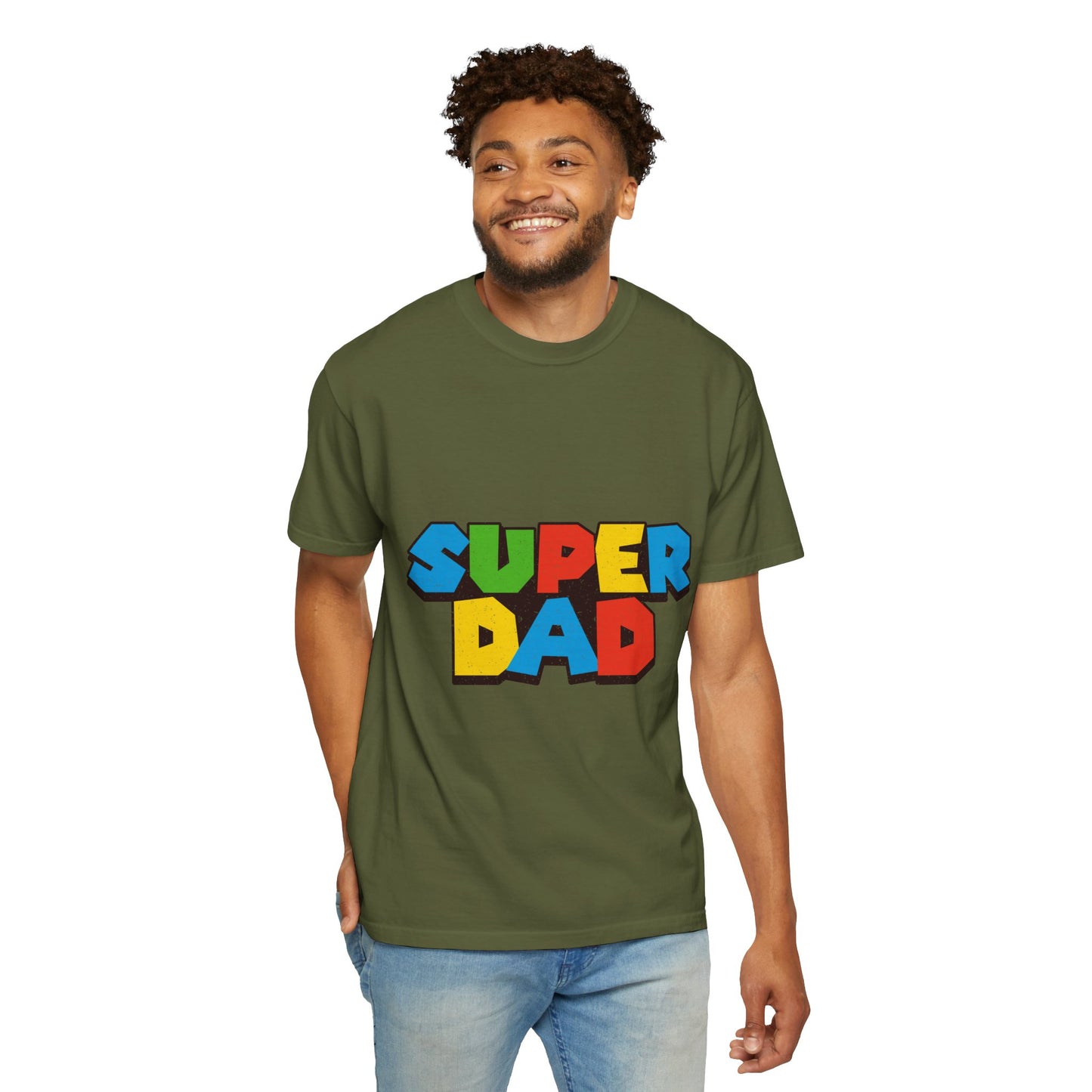 Super Dad Men's Garment-Dyed T-shirt