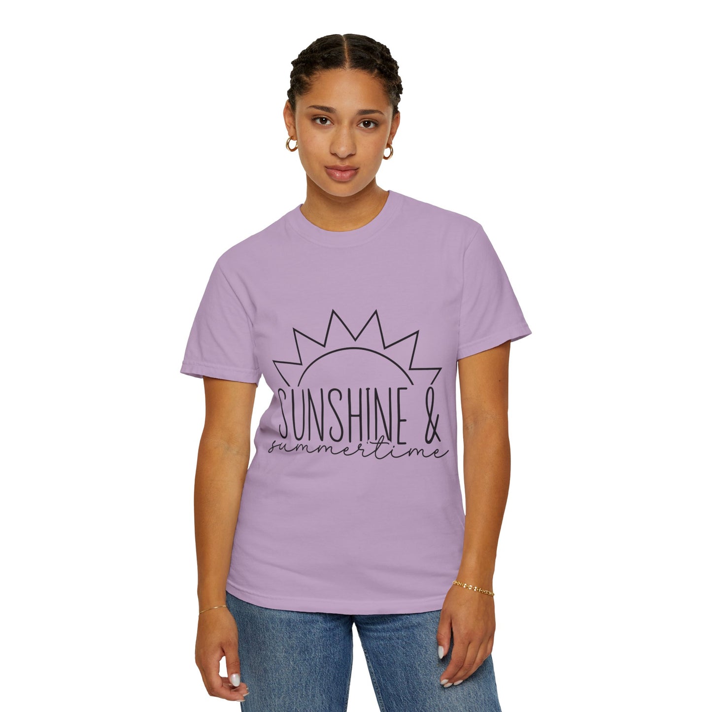 Sunshine & Summertime Unisex Garment-Dyed T-shirt