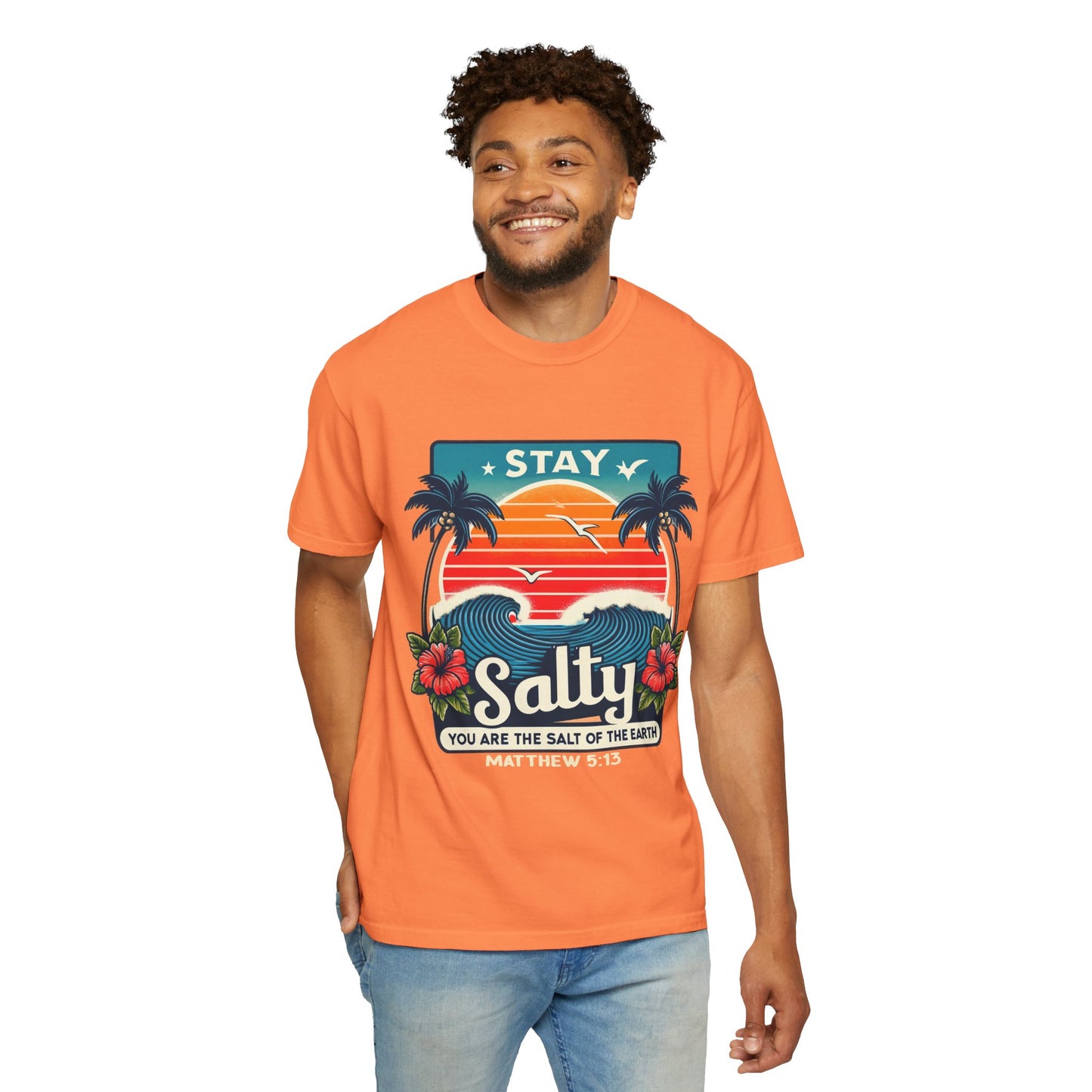 Stay Salty Unisex Garment-Dyed T-shirt