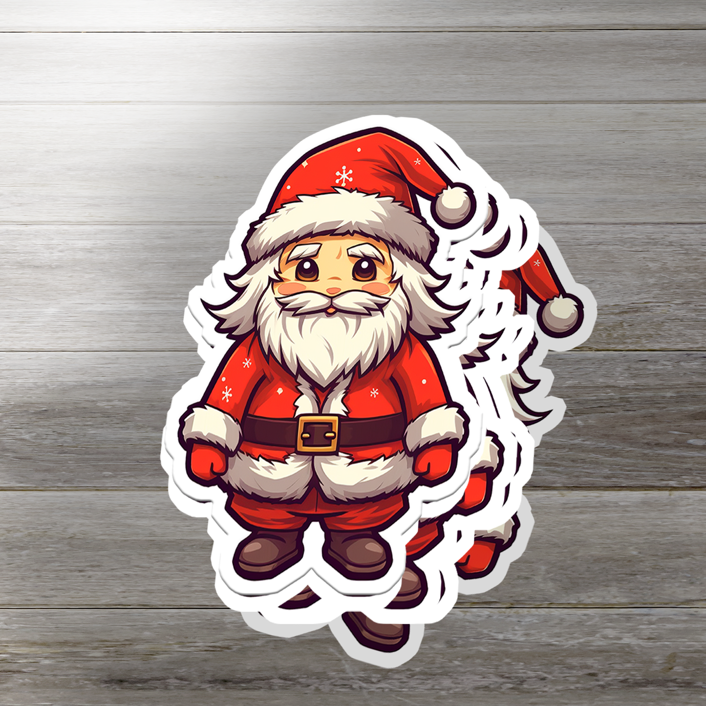 Santa Claus Vinyl Sticker - Bring the Magic of Christmas Anywhere