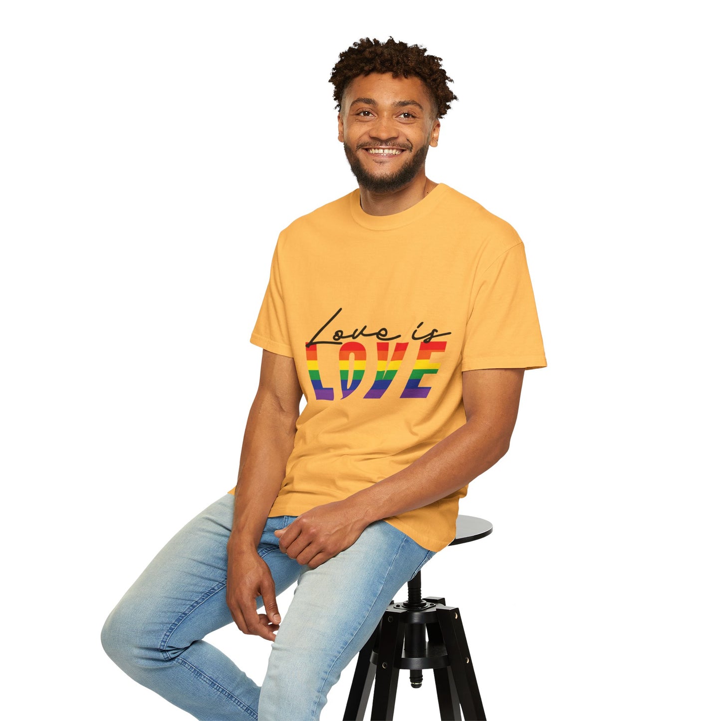 Love is Love, Unisex Garment-Dyed T-shirt