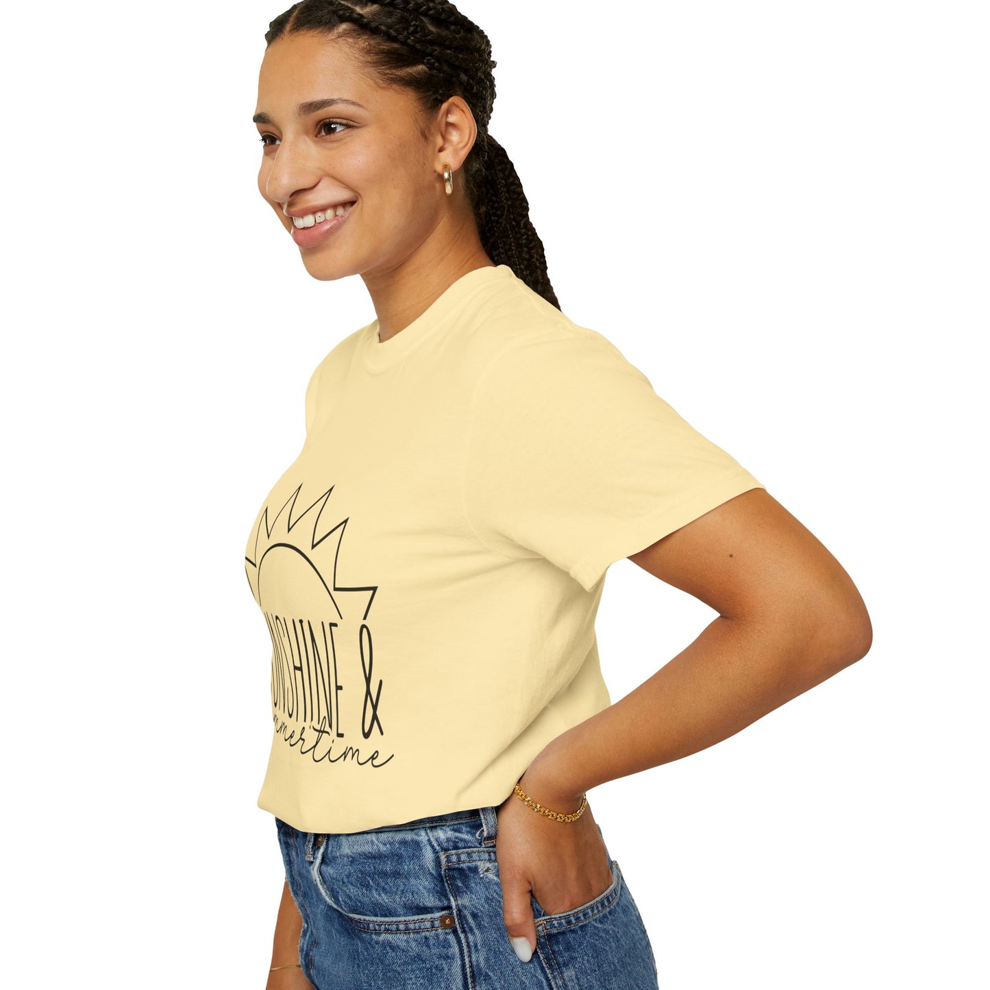 Sunshine & Summertime Unisex Garment-Dyed T-shirt