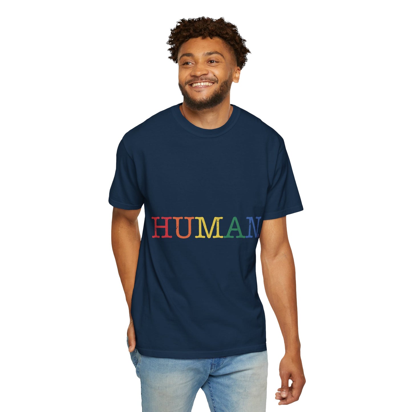 Human Unisex Garment-Dyed T-shirt