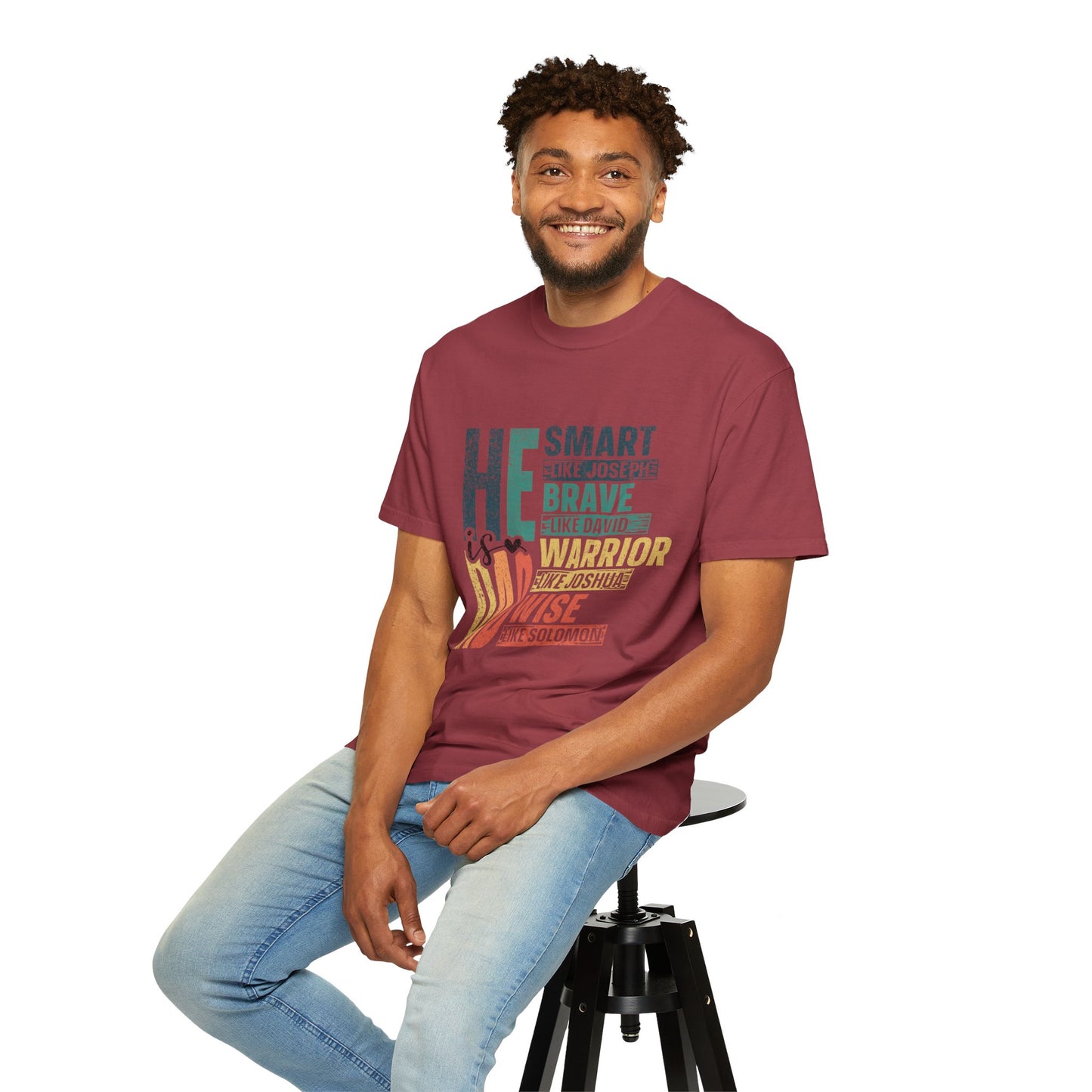 He is Smart like Jospeh,  Men's Garment-Dyed T-shirt