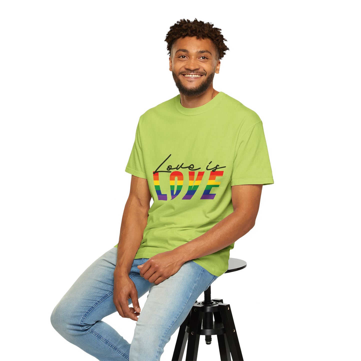 Love is Love, Unisex Garment-Dyed T-shirt